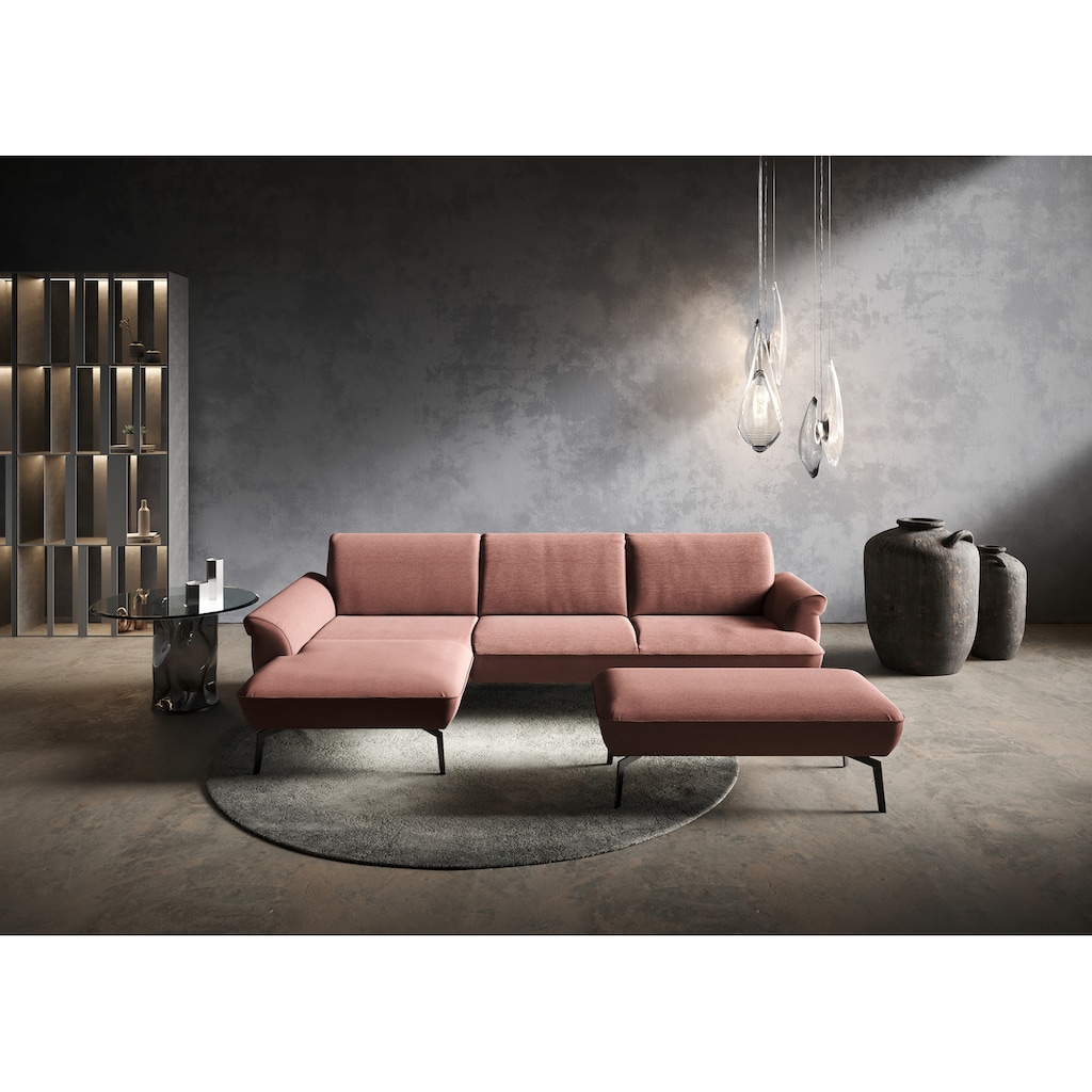 himolla Ecksofa »himolla 9900«, (mit Hocker)