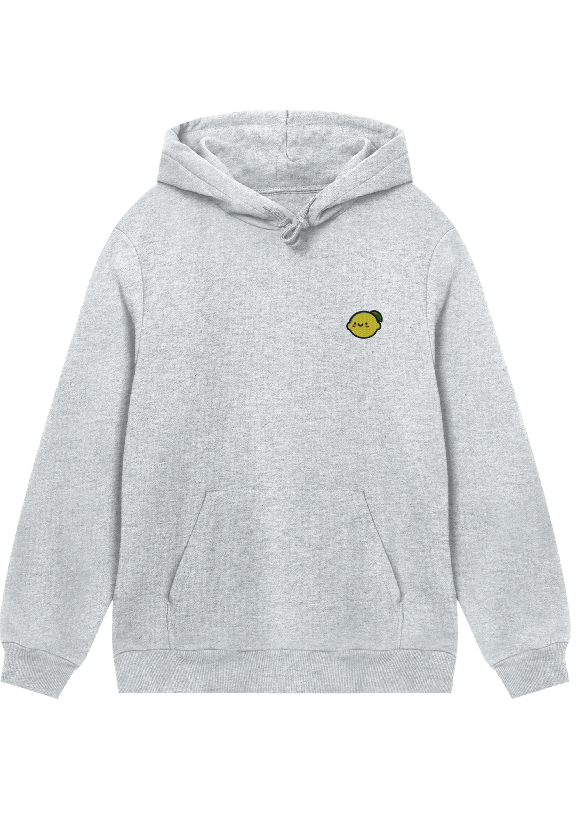 F4NT4STIC Kapuzenpullover »Lemon Cute Face Bestickt«, Premium Qualität