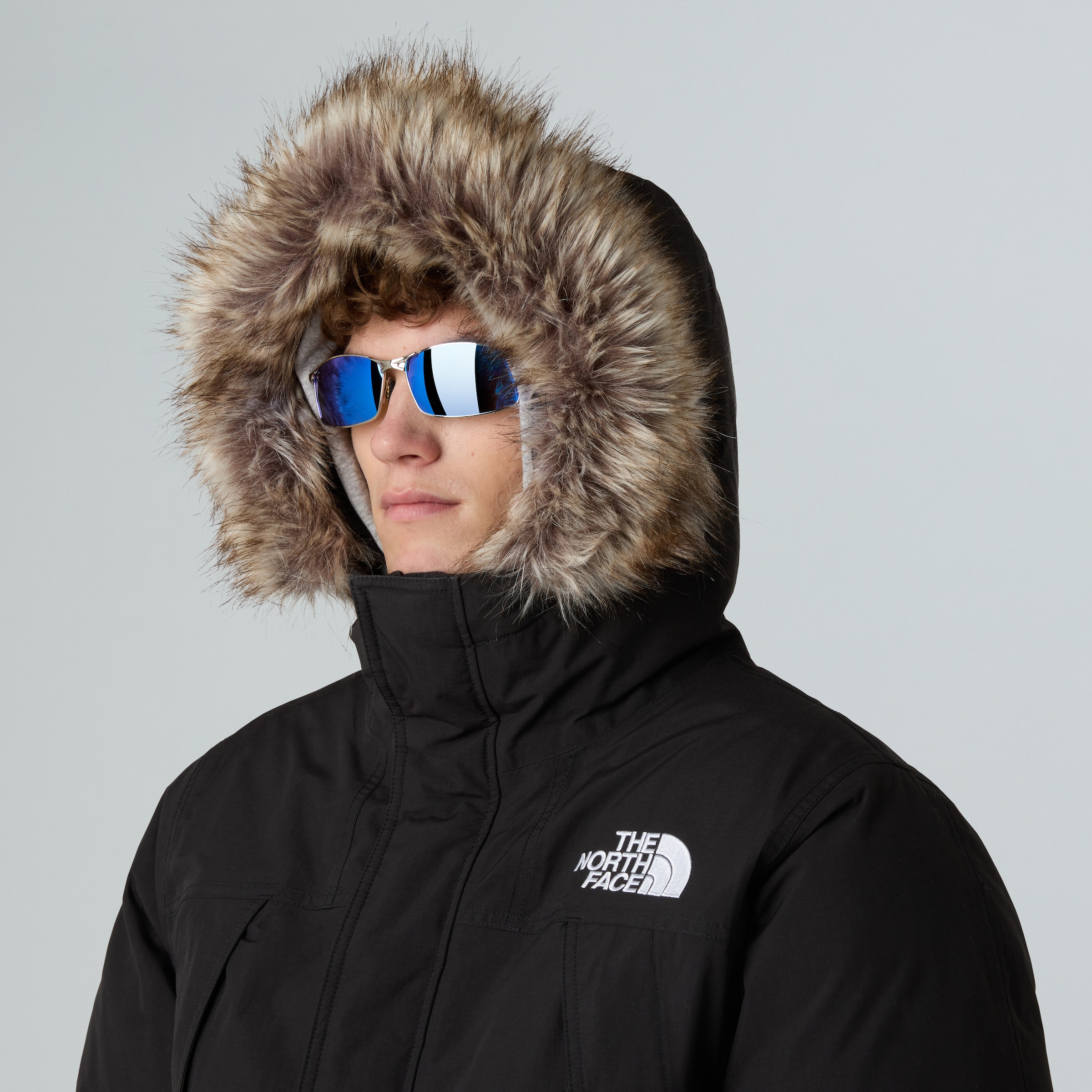 The North Face Funktionsparka »M MCMURDO PARKA« 1 Stk. tlg. mit Kapuze für kaltes Wetter, wasser- und winddicht, mit Daunenwattierung