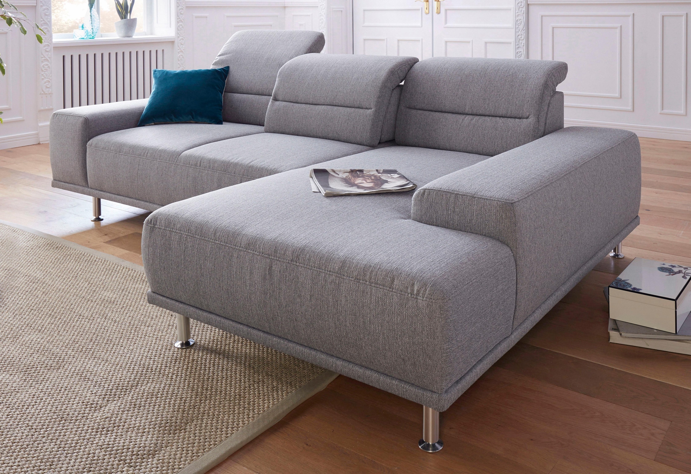 sit&more Ecksofa "Stardust L-Form", wahlweise mit Bettfunktion und Bettkast günstig online kaufen