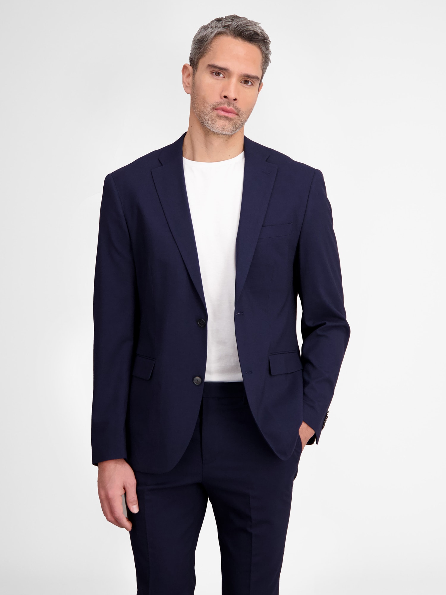 LERROS Baukastensakko "Herren Anzug-Sakko mit Stretchanteil, bequeme Passform" Set, Baukasten-Sakko / Tech-Wool Stretch / Klassisches 2-Knopf Design