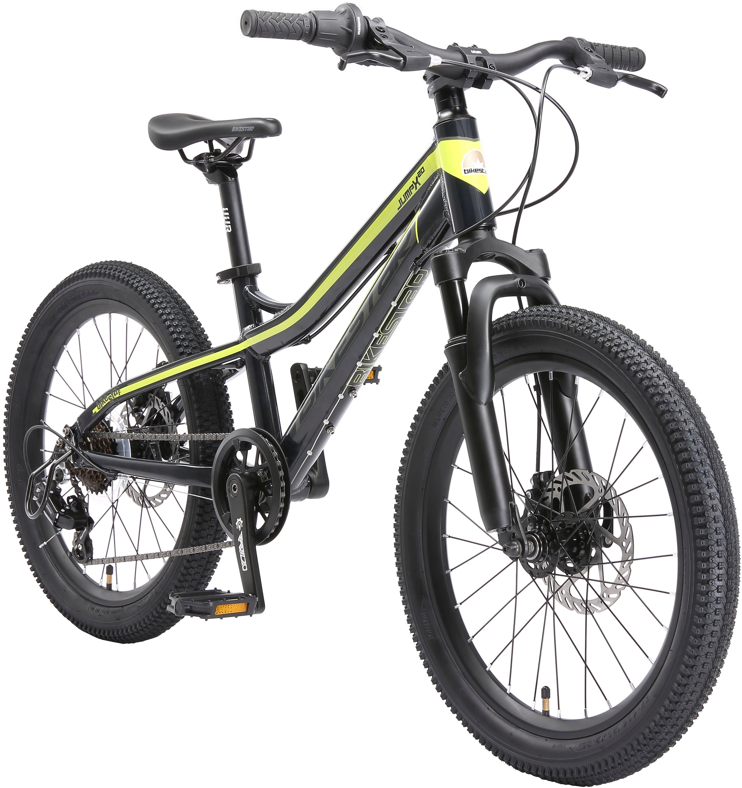 Bikestar Jugendfahrrad, 7 Gang, Shimano, RD-TY21 Schaltwerk, Kettenschaltung