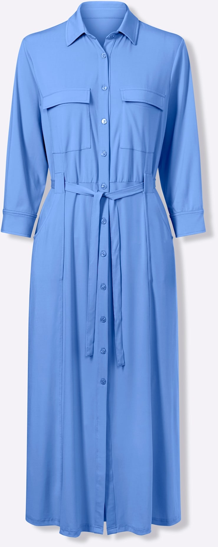 heine Jerseykleid »Jersey-Kleid« aufgesetzte Taschen