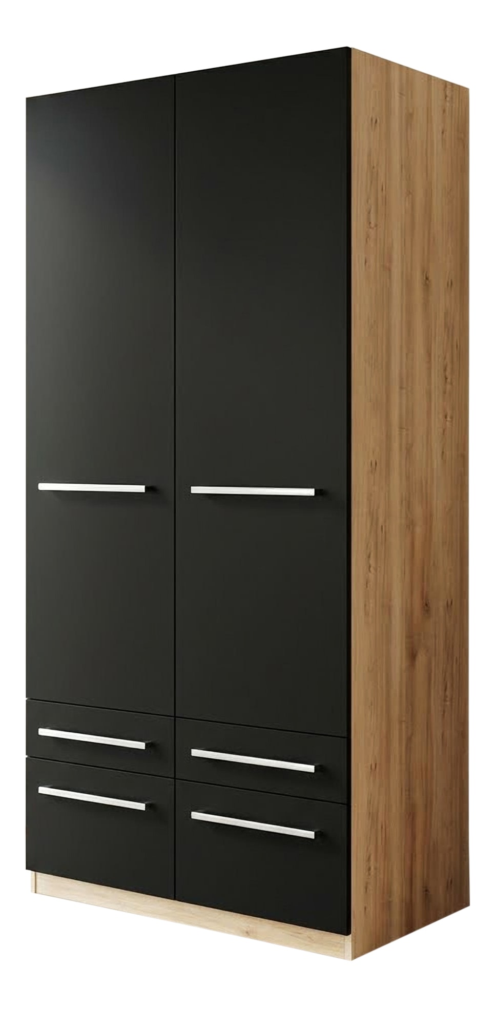priess Kleiderschrank "Schrank Garderobe Wäscheschrank Barcelona in 5 Breiten" viel Stauraum, geräumige Schubkästen, mit Spiegel, MADE IN GERMANY