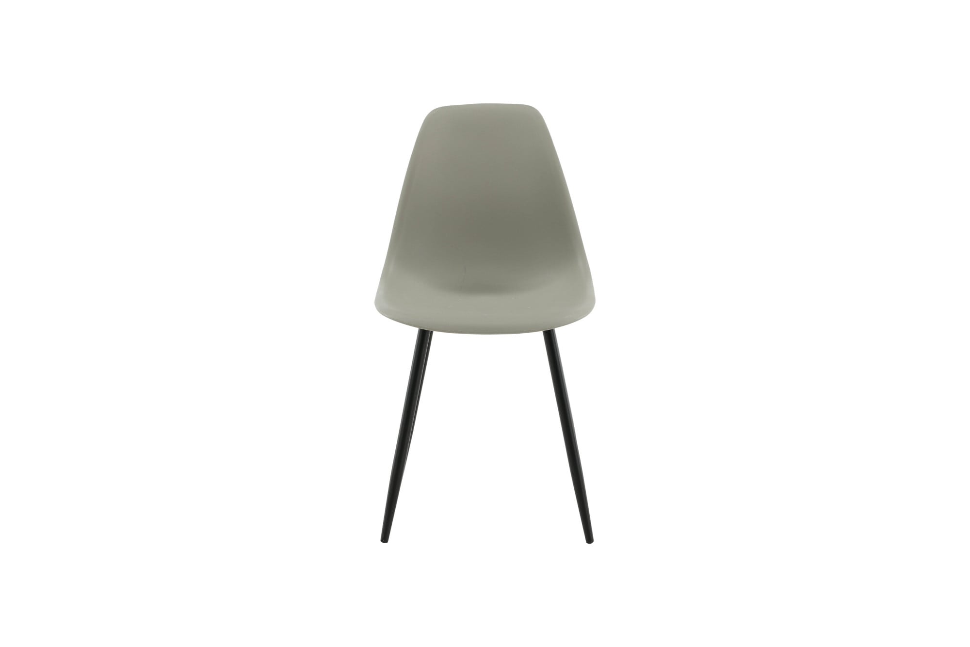 Venture Home Esszimmerstuhl »Polar Plastic, 2er-Set Esszimmerstühle in Schwarz, pflegeleicht« () 2 Stk.Polsterstuhl, Hartschalen-Sitz, Metallbeine, geschwungen, modern