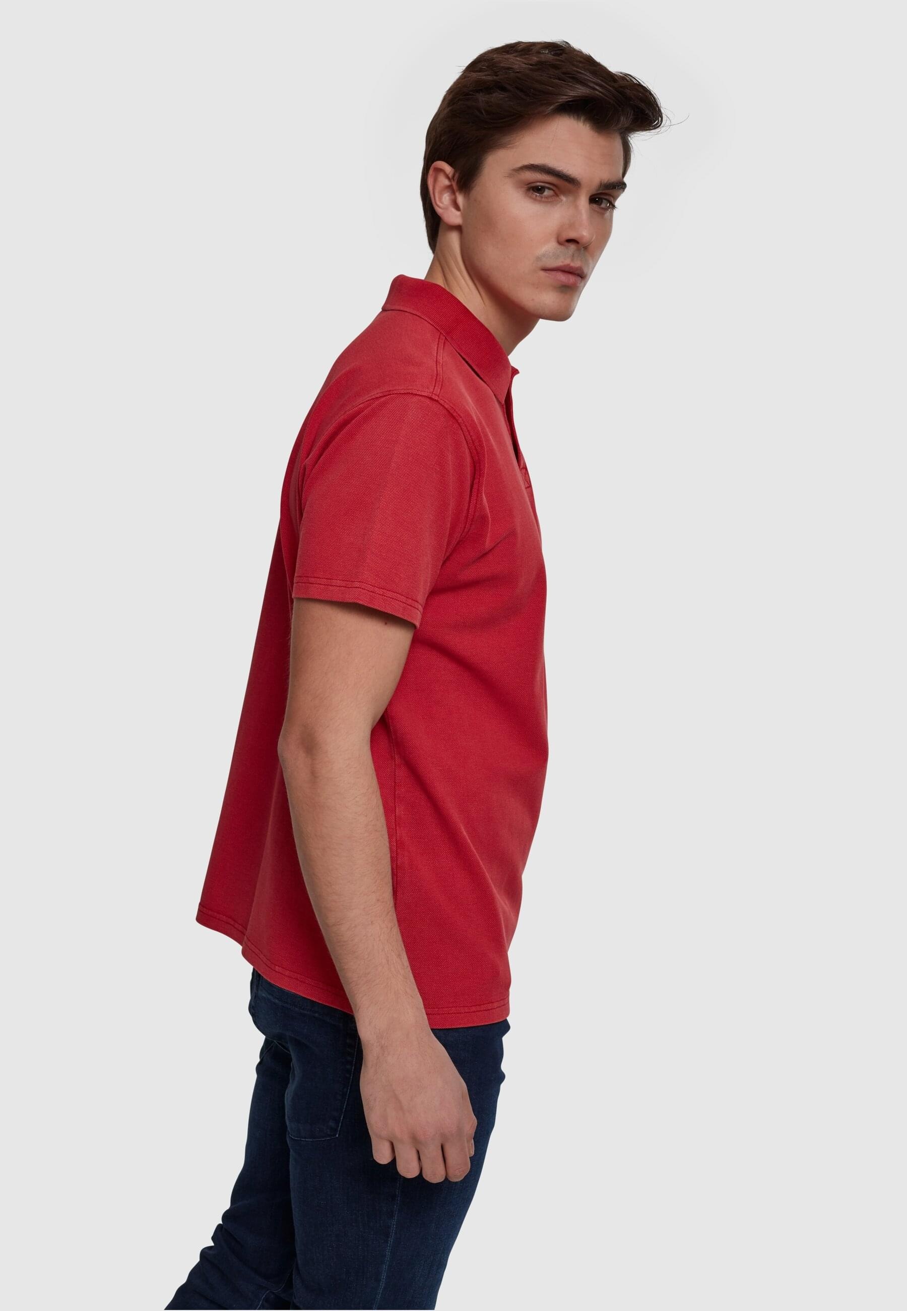 URBAN CLASSICS T-Shirt »Urban Classics Herren Garment Dye Pique Poloshirt«, (1 tlg.)