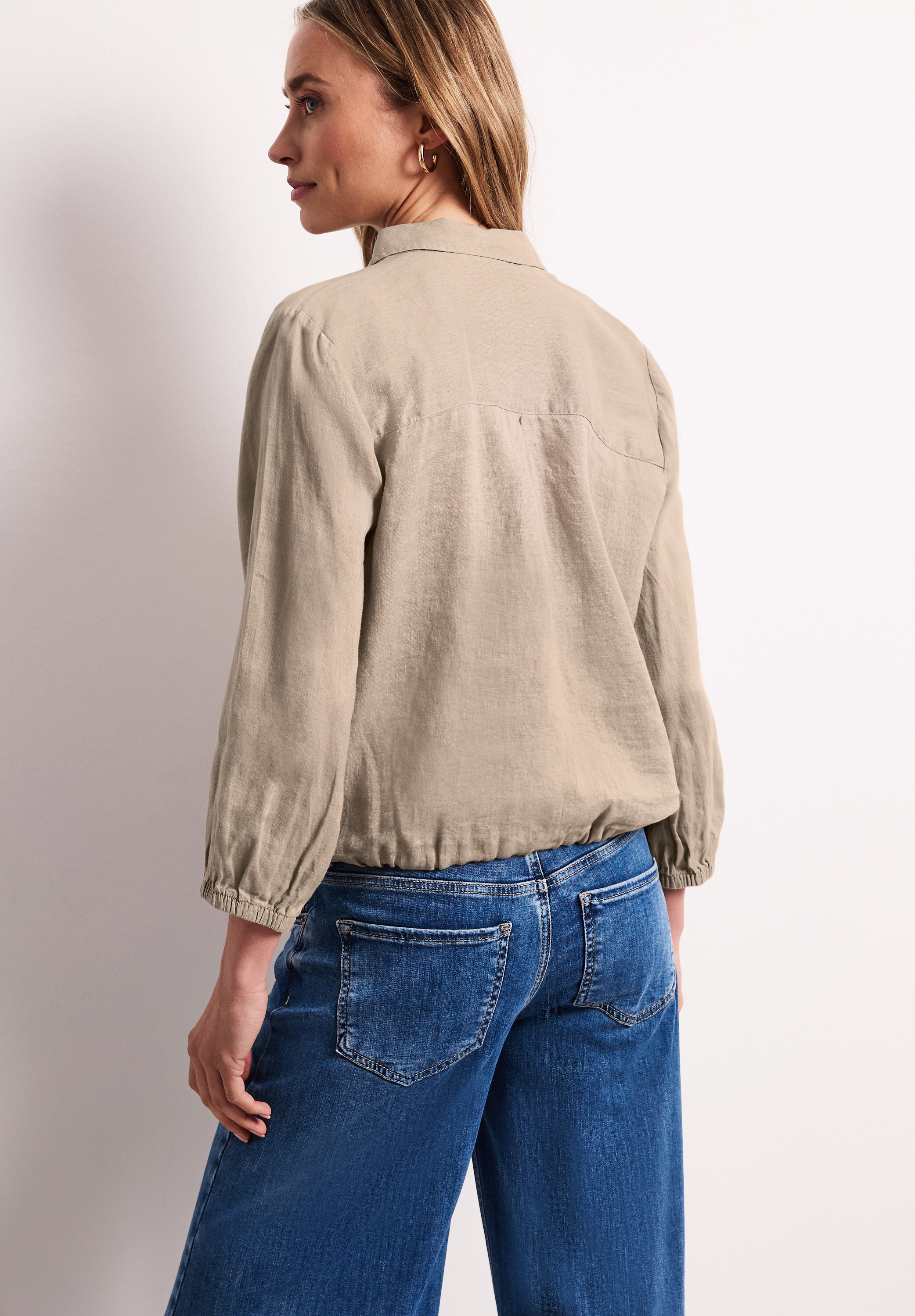 STREET ONE Hemdbluse aus Leinen