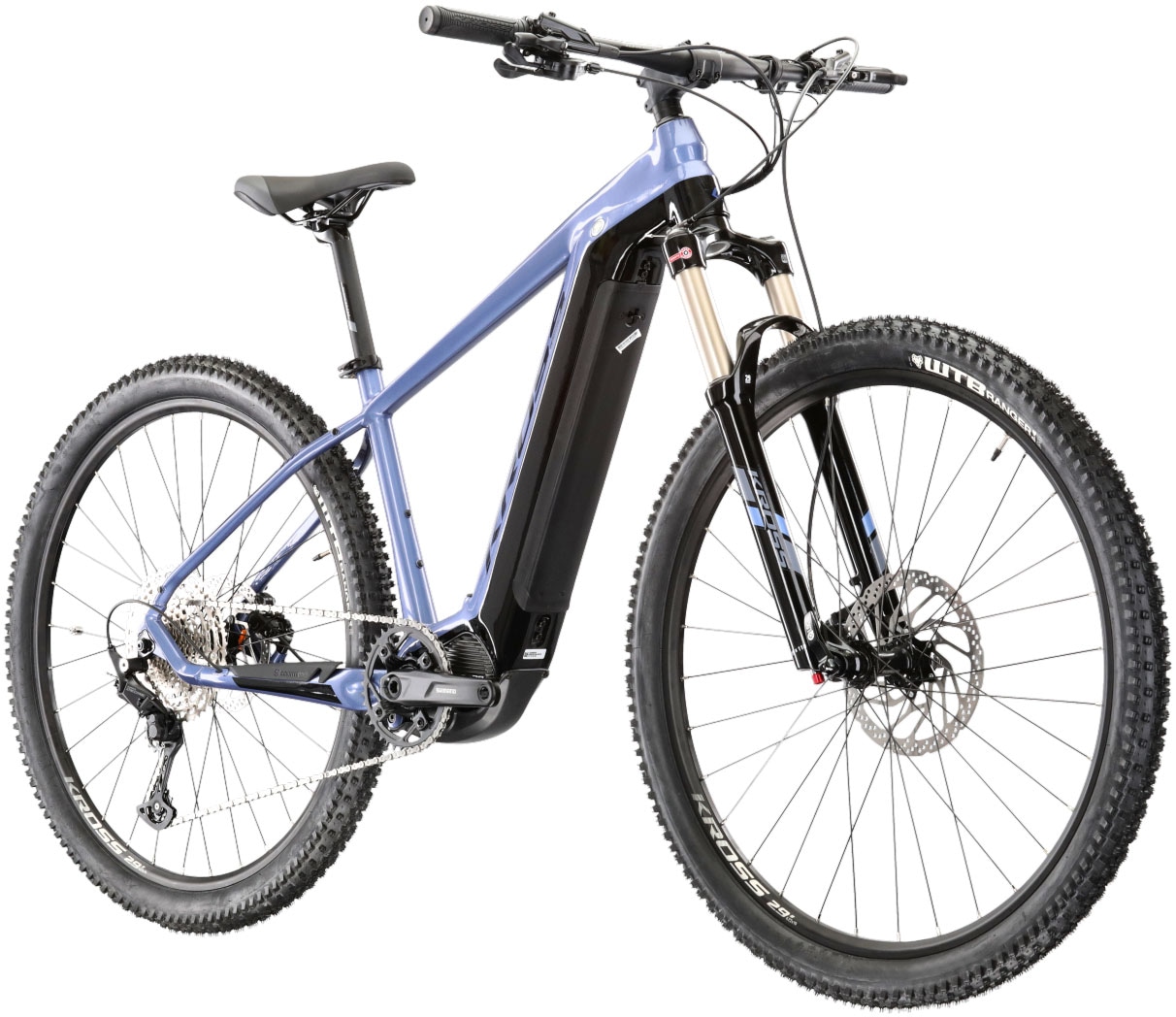 Kross E-Bike »E-MTB Level Boost 2.0 500 29 Zoll blau«, 11 Gang, Shimano, DEORE M5100, Mittelmotor 250 W