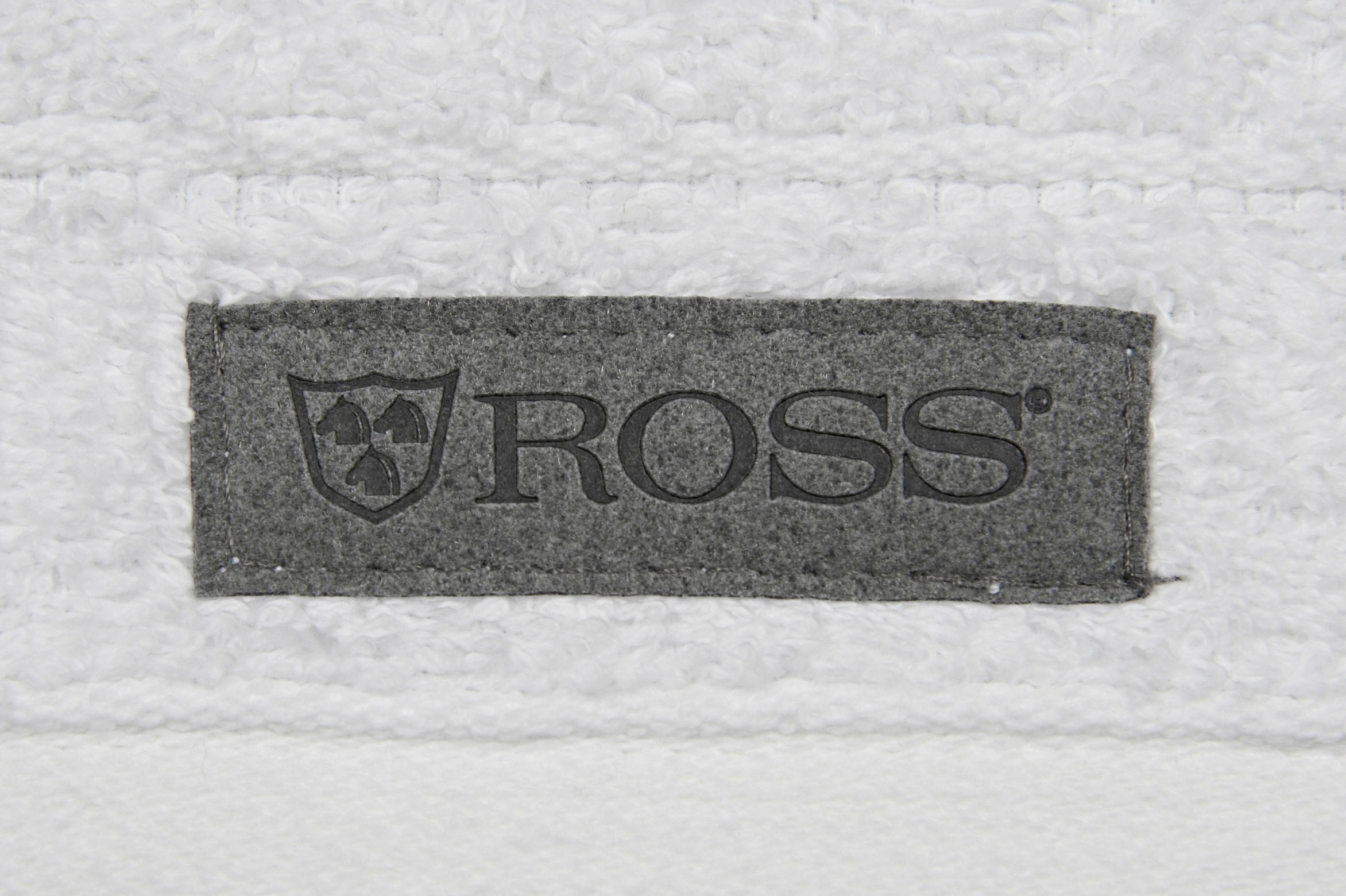 Thumbnail - ROSS Duschtuch "Smart" Uni-Rippe mit Velourslabel