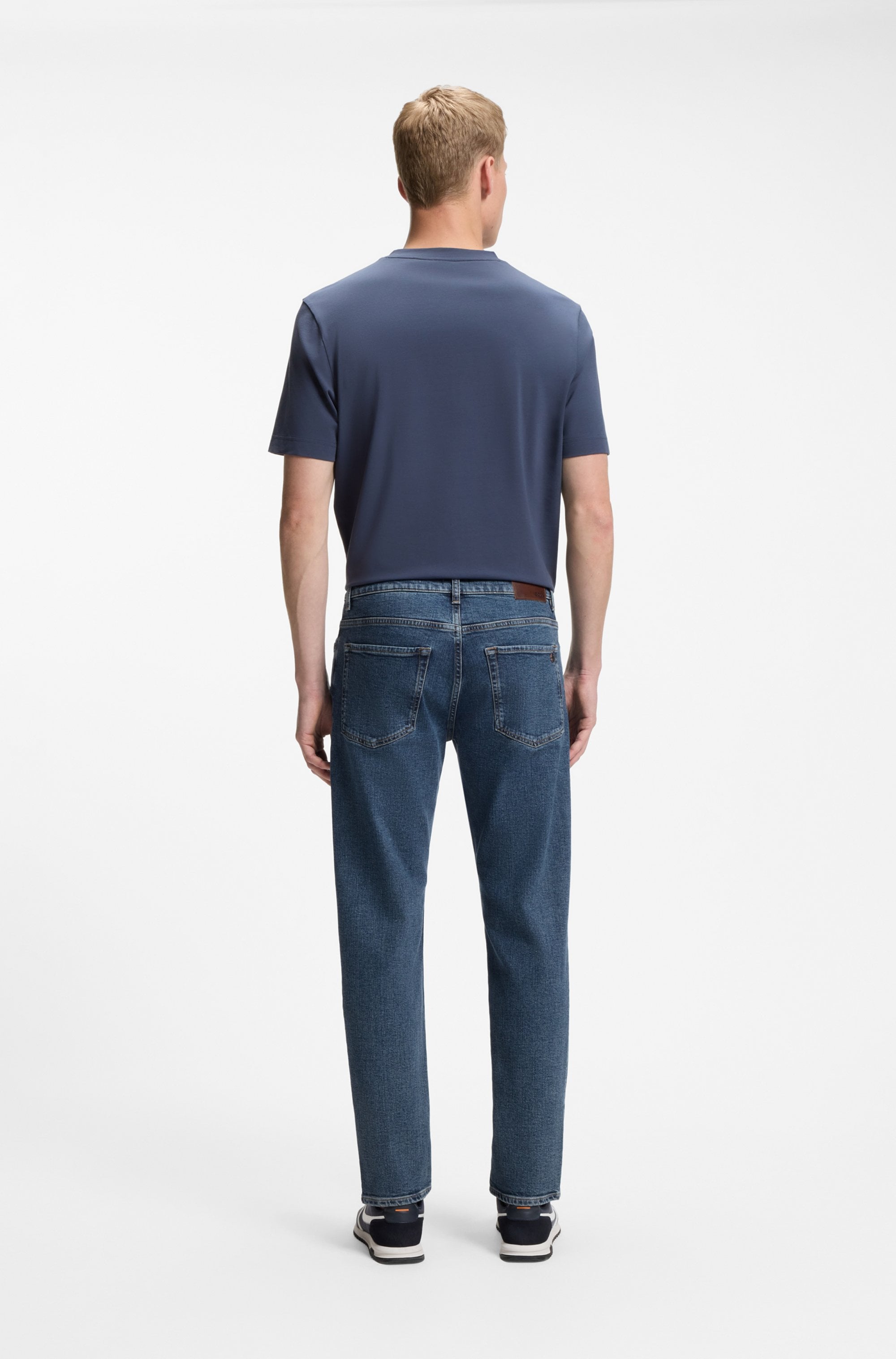 BOSS ORANGE »RE.MAINE« Regular Fit, Baumwoll-Mix, used washed