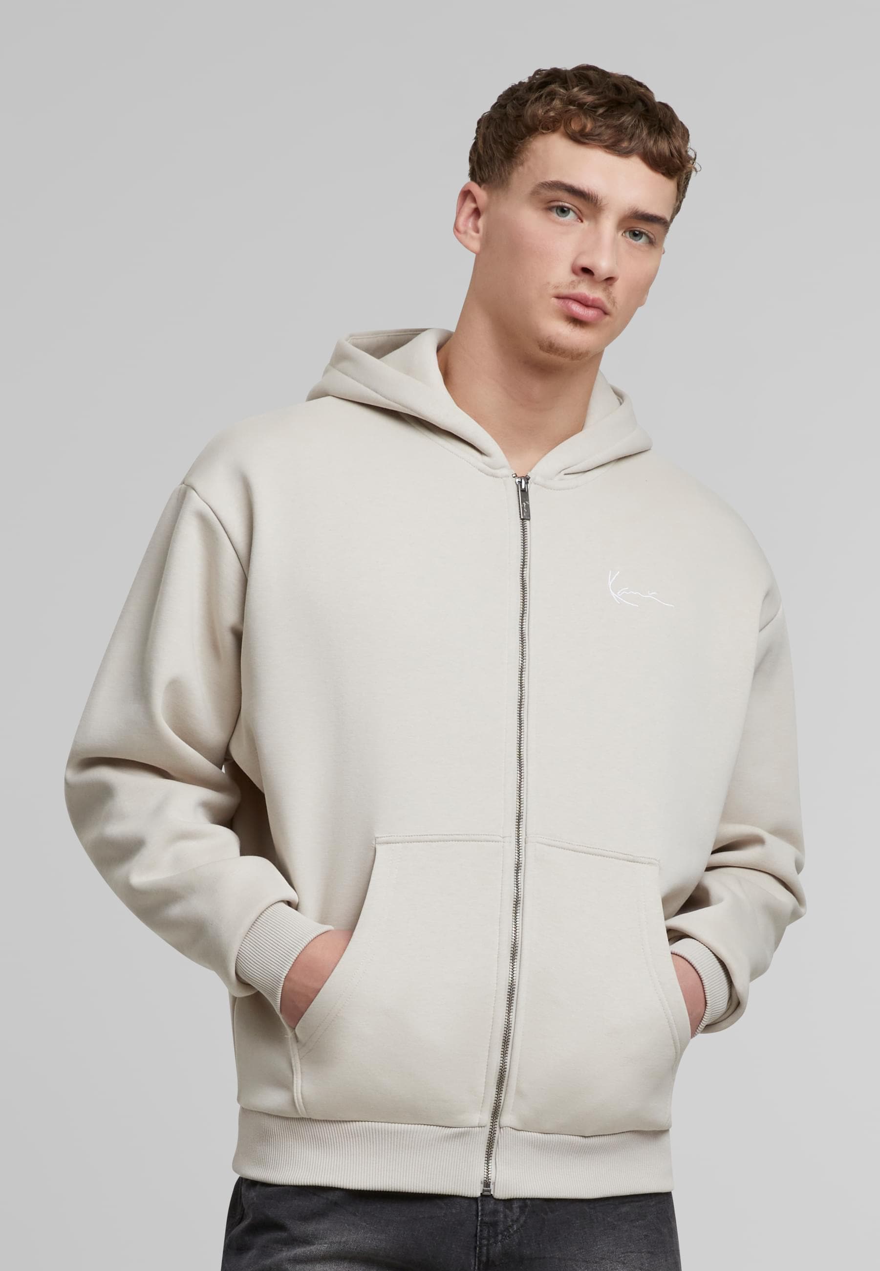 Karl Kani Kapuzensweatshirt »Karl Kani KK Small Signature Essential Ziphoodie«, (1 tlg.)