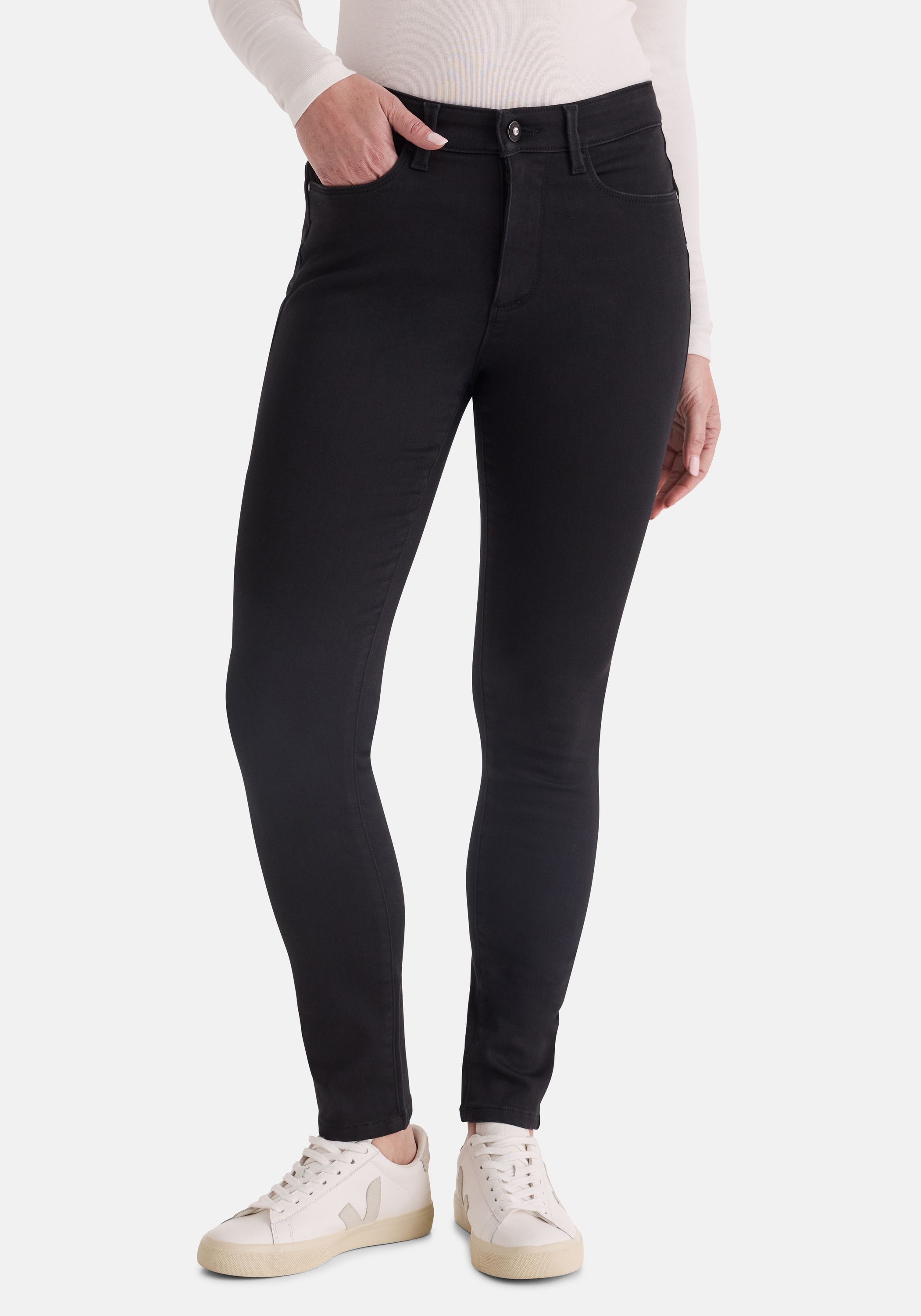 STOOKER WOMEN 5-Pocket-Jeans "Rio Skinny Fit Denim Jeans" Skinny Fit Casual Clean Wash Denim Jeans Magic Shape Effekt für Damen