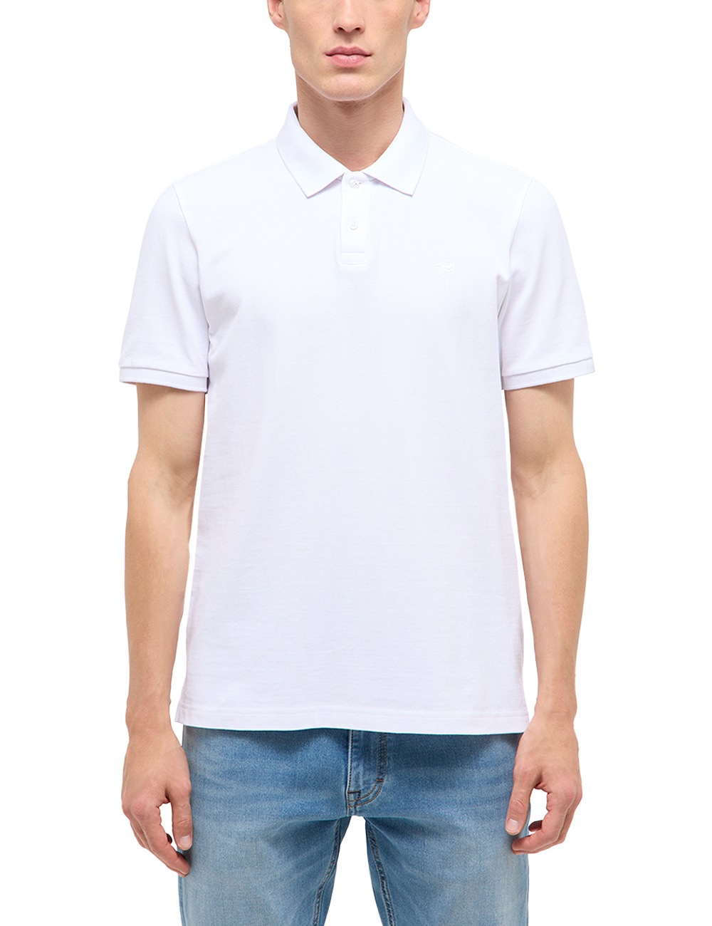 Kurzarmshirt MUSTANG "Herren Style Palco", Damen, Gr. M, coffee, Piqué, 100% Baumwolle, Shirts