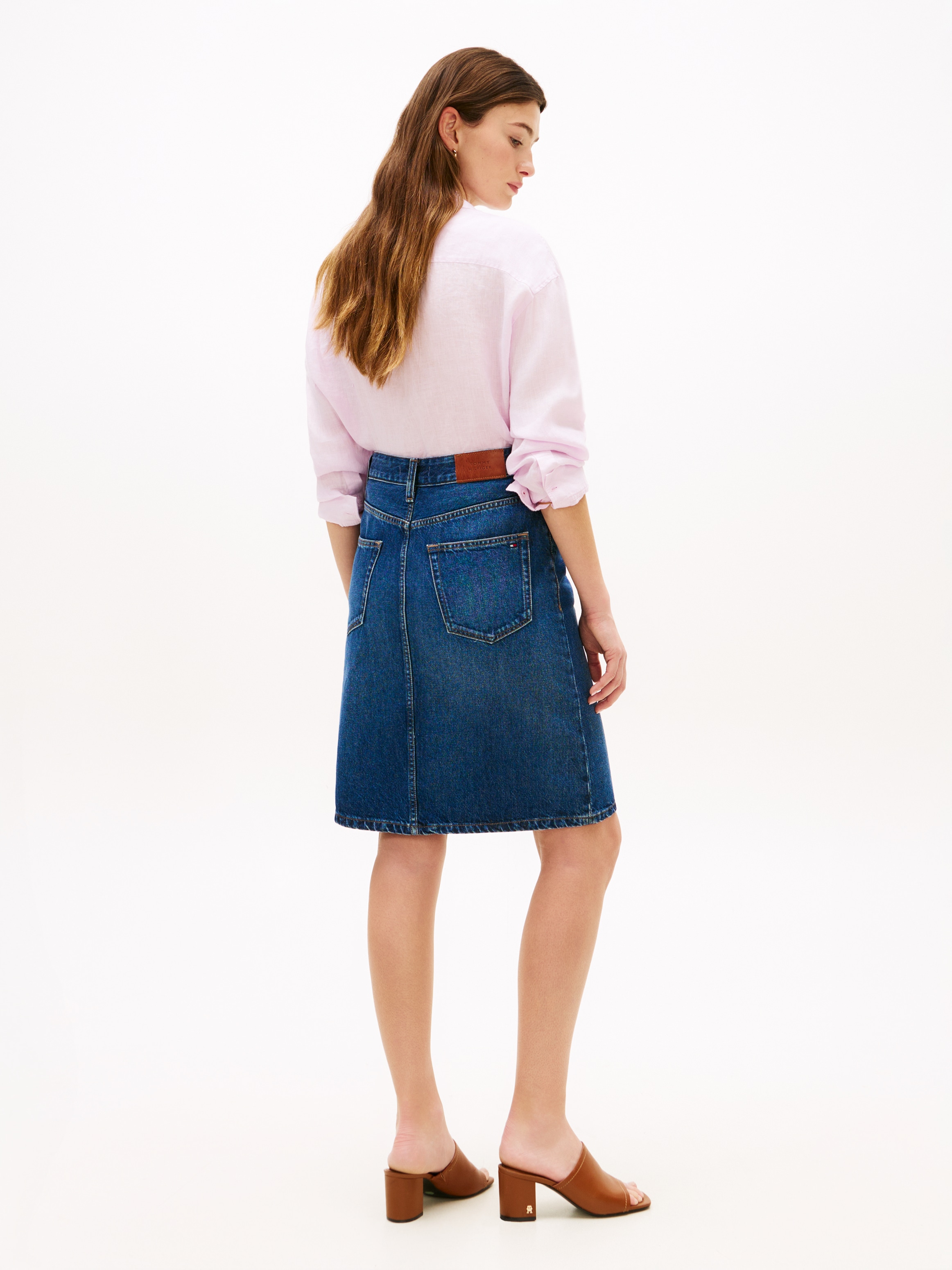 Tommy Hilfiger Jeansrock »DNM NEW DOREEN KNEE SKIRT RW« mit 5-Pocket-Design