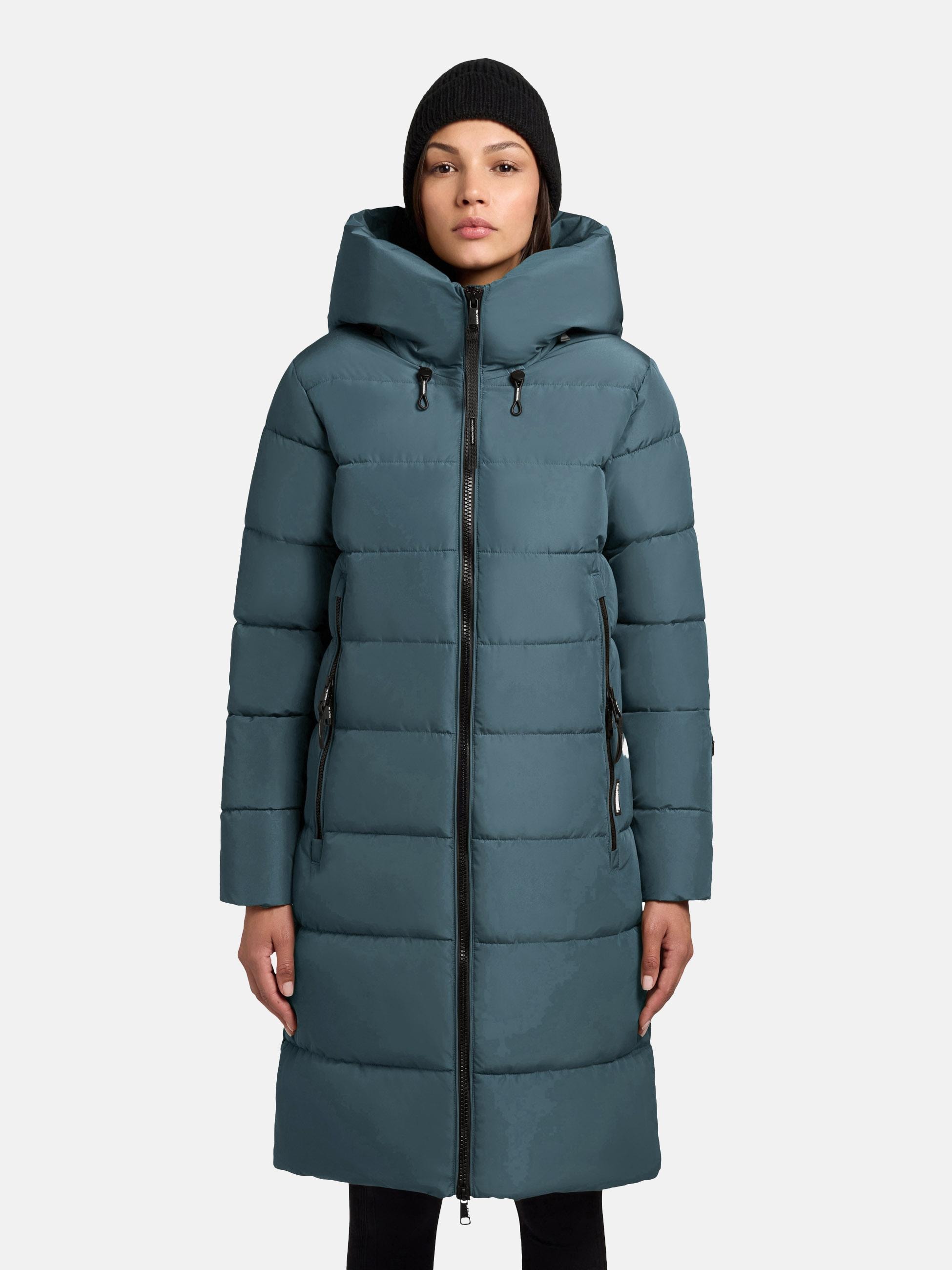 khujo Steppmantel "Jilias5-YM", warmer Damen Wintermantel mit Kapuze und gr günstig online kaufen