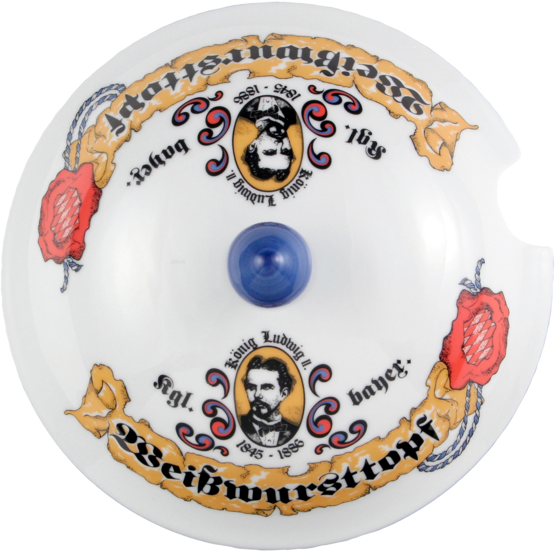 Seltmann Weiden Geschirr-Set »Set 8-tlg. Compact Bayern«, (Set, 8 tlg., Set), Teller, Terrine, Senftopf, Bayern, Set