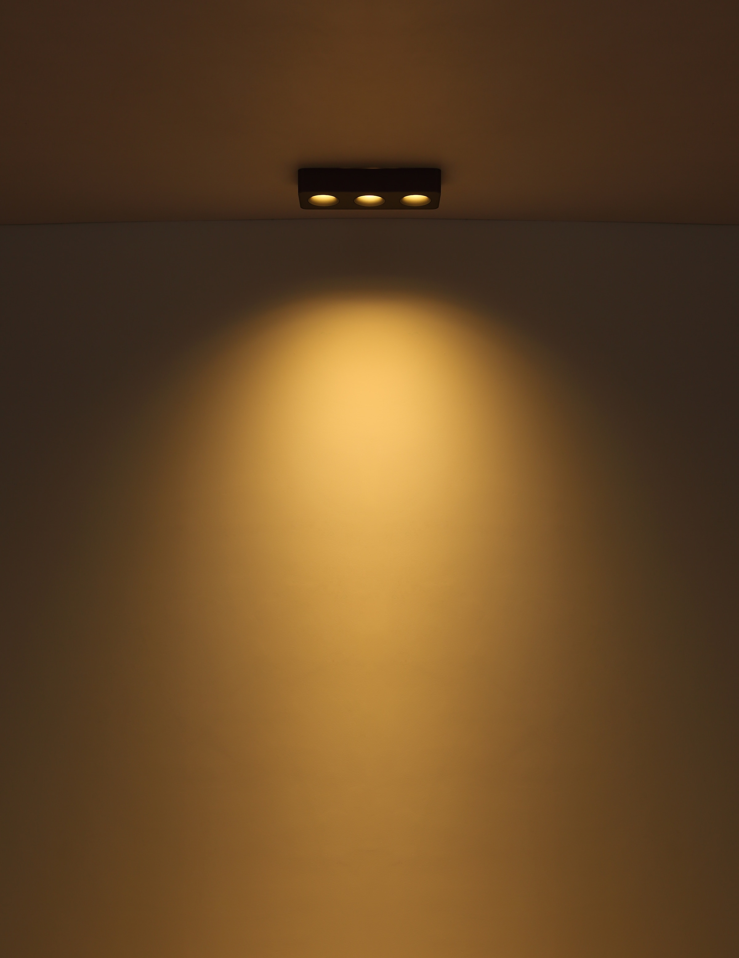 GLOBO LIGHTING LED Deckenstrahler »HANGARAU«, Leuchtmittel LED-Modul | LED fest integriert, Spot/grau/3000K/Flur/Wohnbereich/LxBxH: 1800x85x185mm