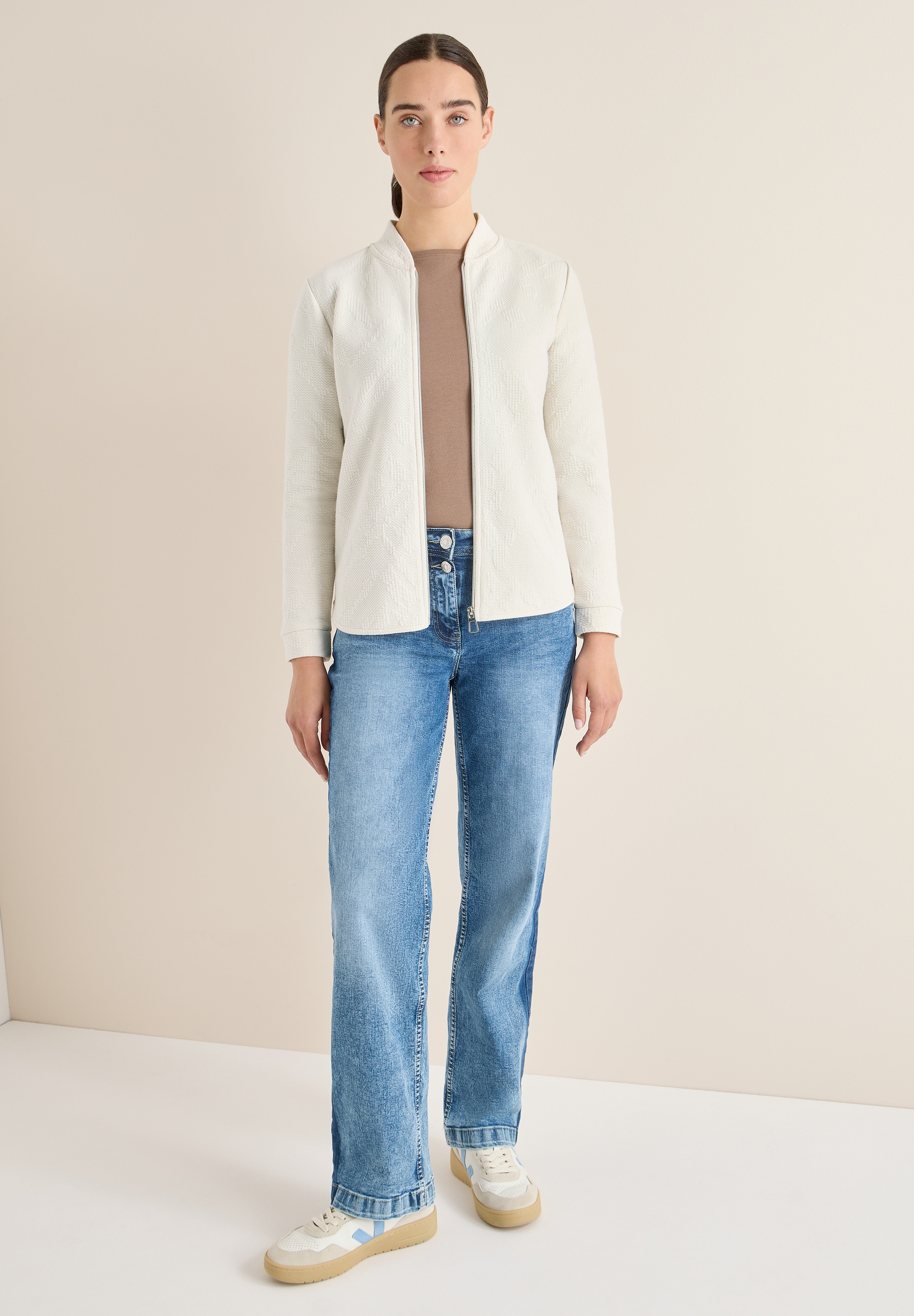 Cecil Cardigan mit Struktur-Muster