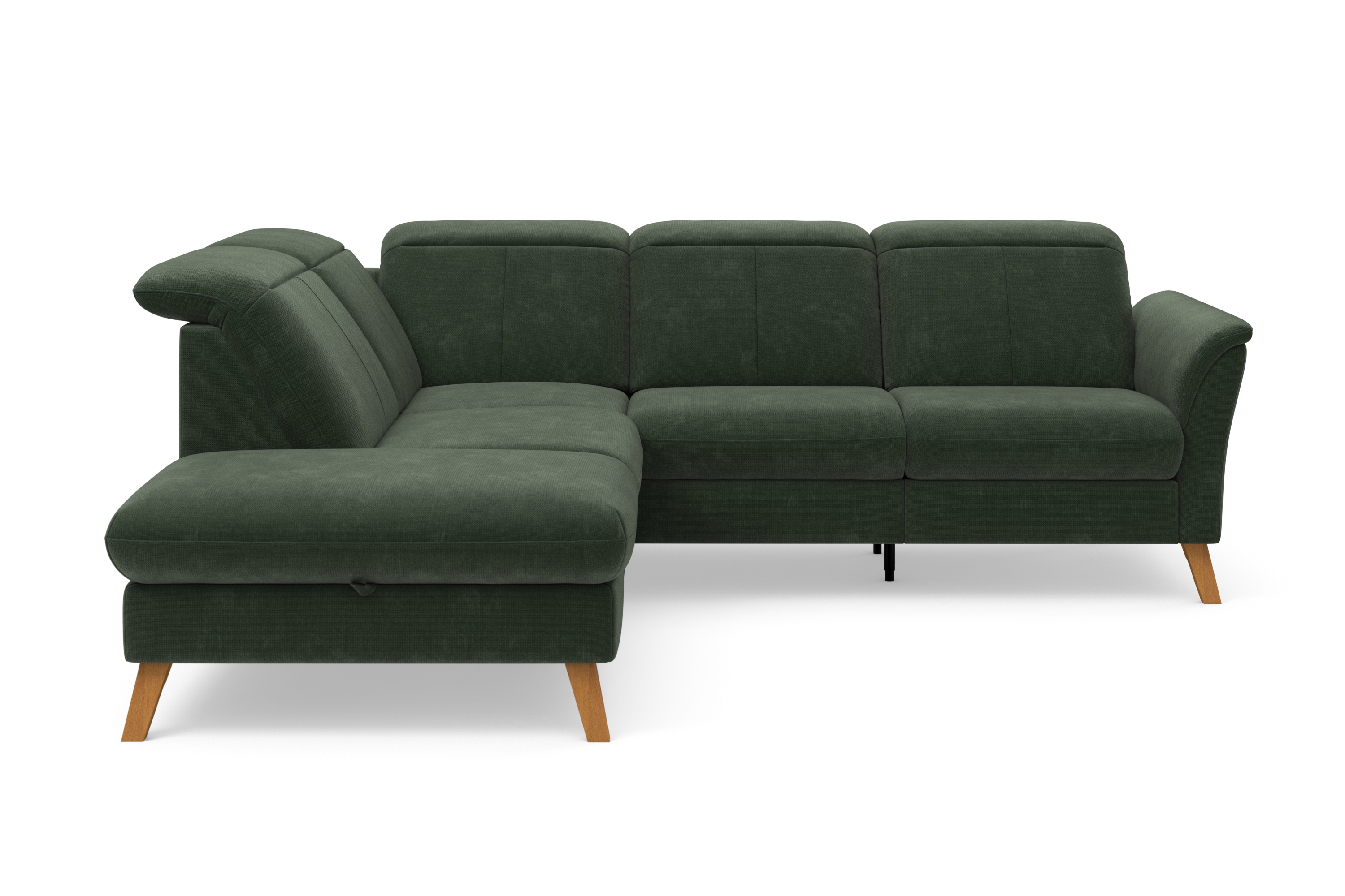 sit&more Ecksofa "Romero L-Form" wahlweise mit oder ohne TV-Funktion, Schlaffunktion, Bettkasten