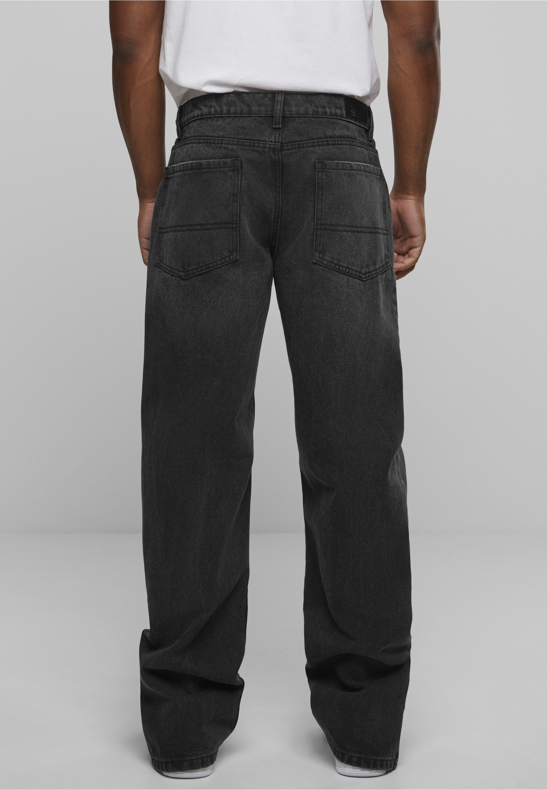 URBAN CLASSICS Bequeme Jeans »Urban Classics Herren Heavy Ounce Straight Fit Zipped Jeans«