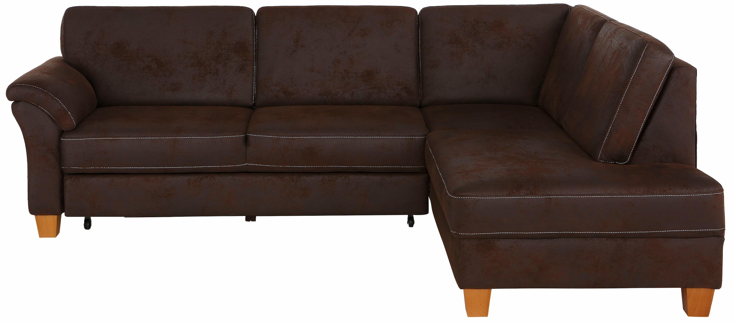 OTTO home Ecksofa "Borkum L-Form, B: 249 cm - OTTO. Verlässliche Qualität." mit Schlaffunktion, Eckcouch mit Federkern