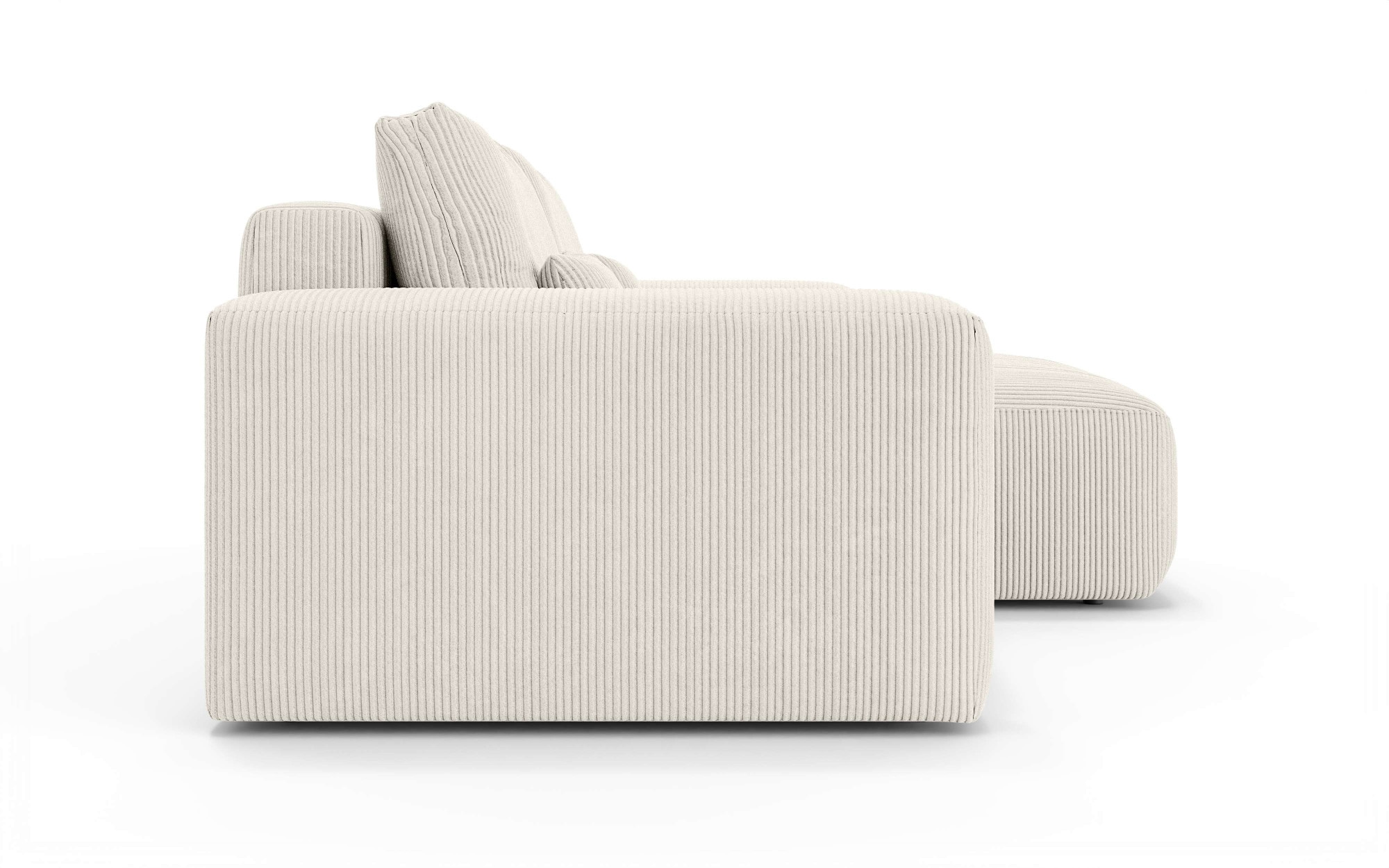 OTTO home Ecksofa »MATTS Schlafsofa mit Bettkasten, Maße B/T/H: 265/159/89 cm«, L-Form mit Recamiere rechts oder links, hoher Sitzkomfort