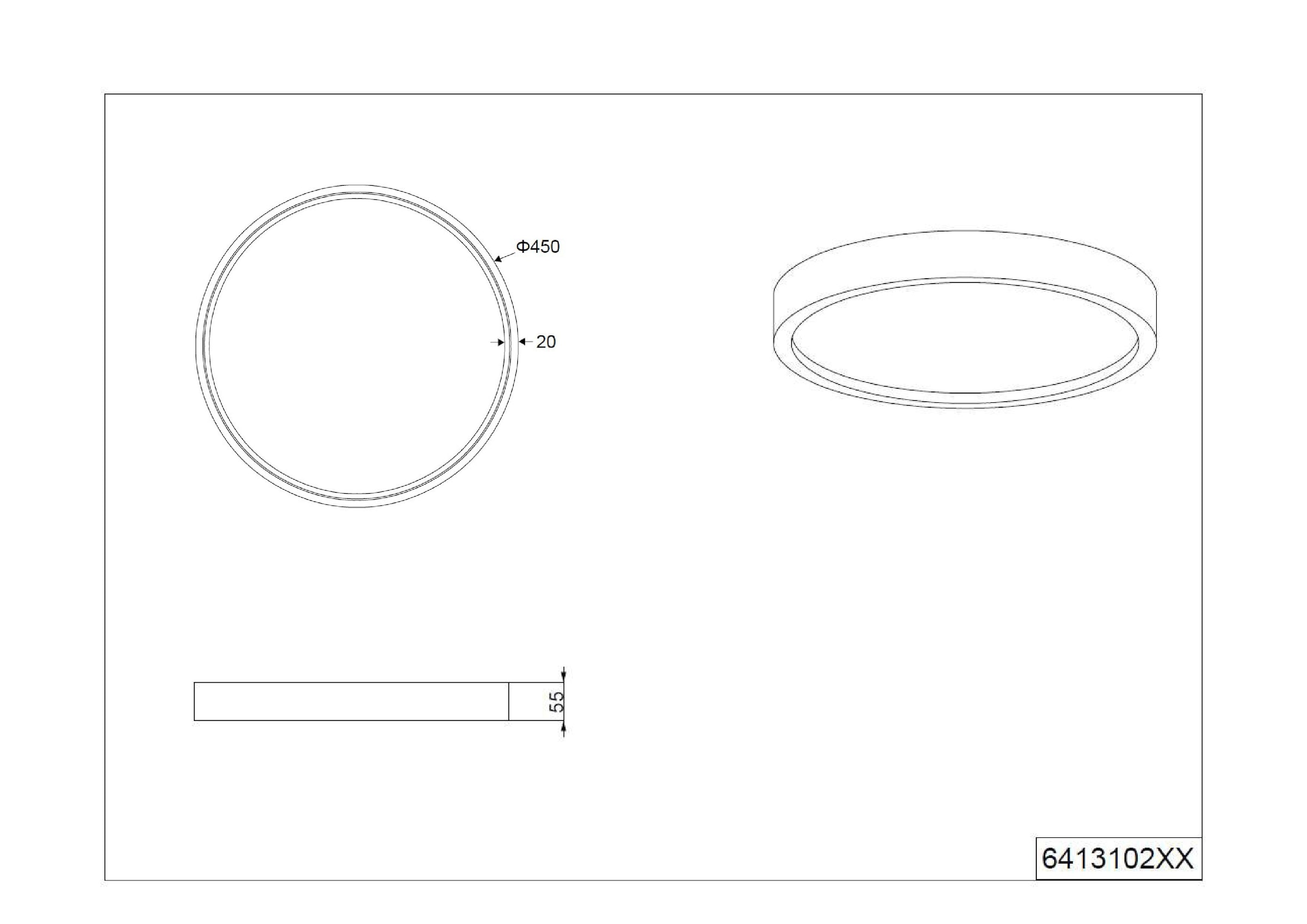 TRIO Leuchten LED Deckenleuchte »DOHA, Deckenlampe 29W 3260 Lumen Lichtfarbe einstellbar 2300-4000K«, 1 flammig, Leuchtmittel LED-Board | LED fest integriert, indirektes Licht getrennt schaltbar als Wandlampe und Deckenlampe mögl