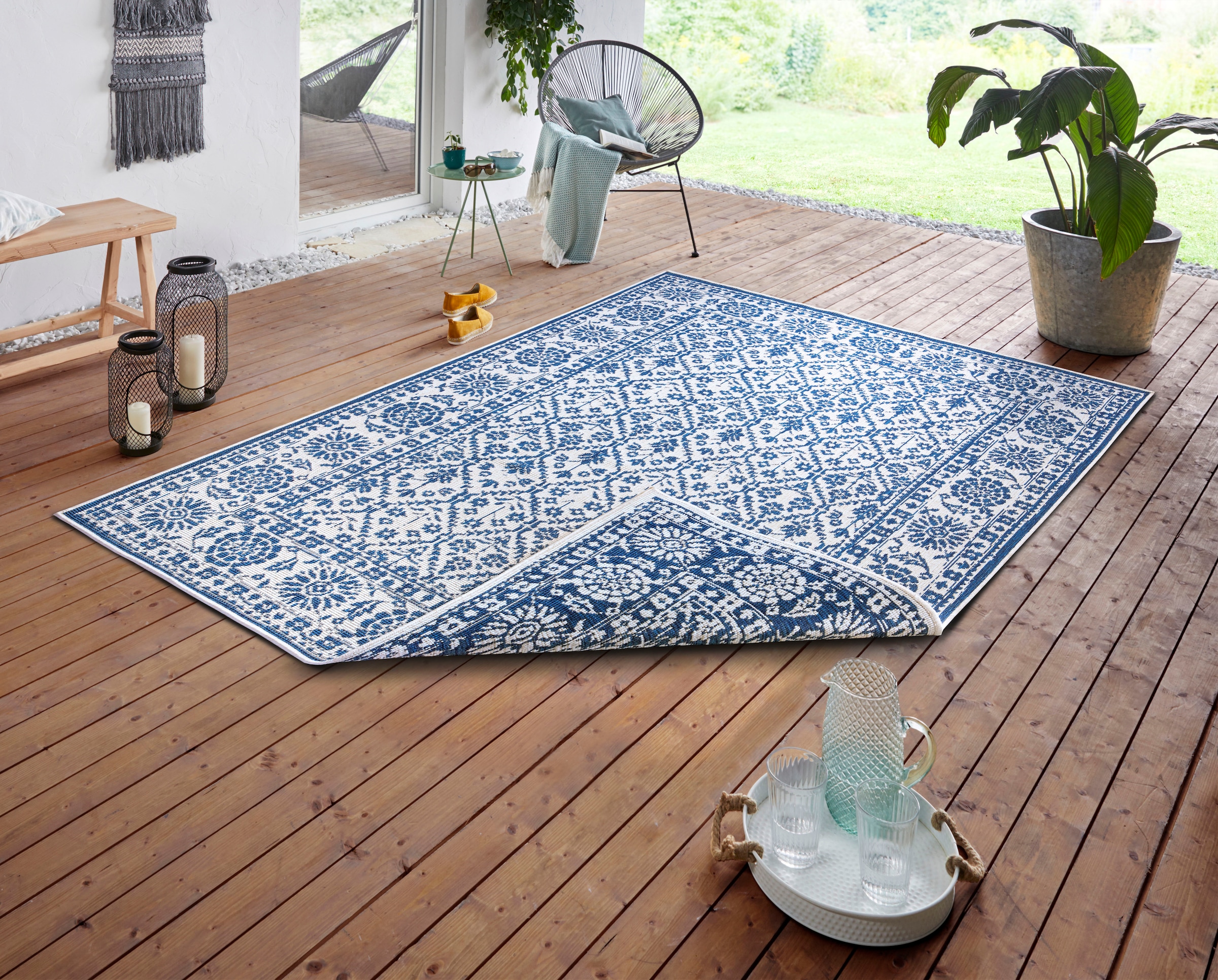 NORTHRUGS Kilimas »Curacao« rechteckig 5 mm aukš...