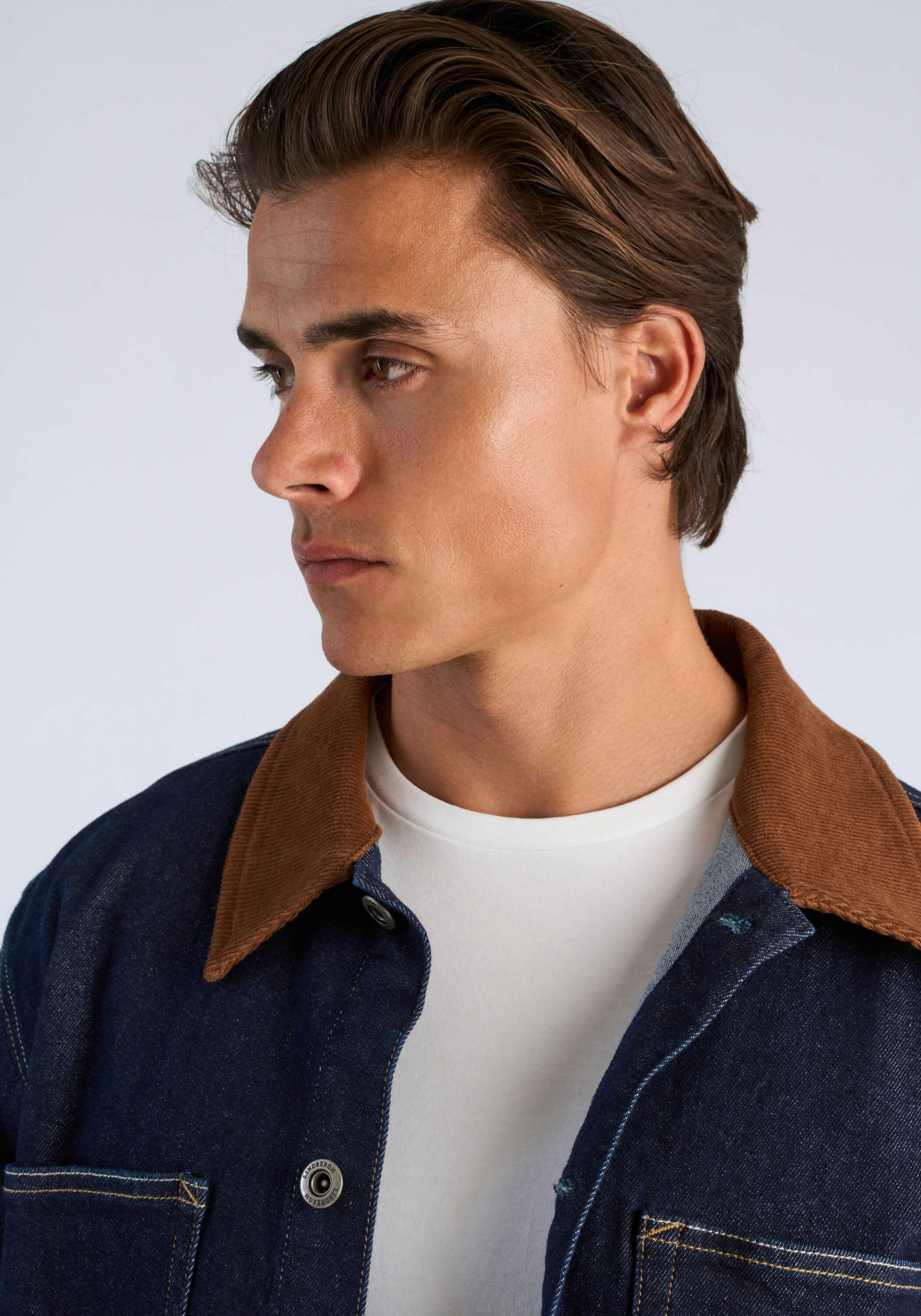 LINDBERGH Outdoorhemd »Hemdjacke Modern Fit, Cropped«
