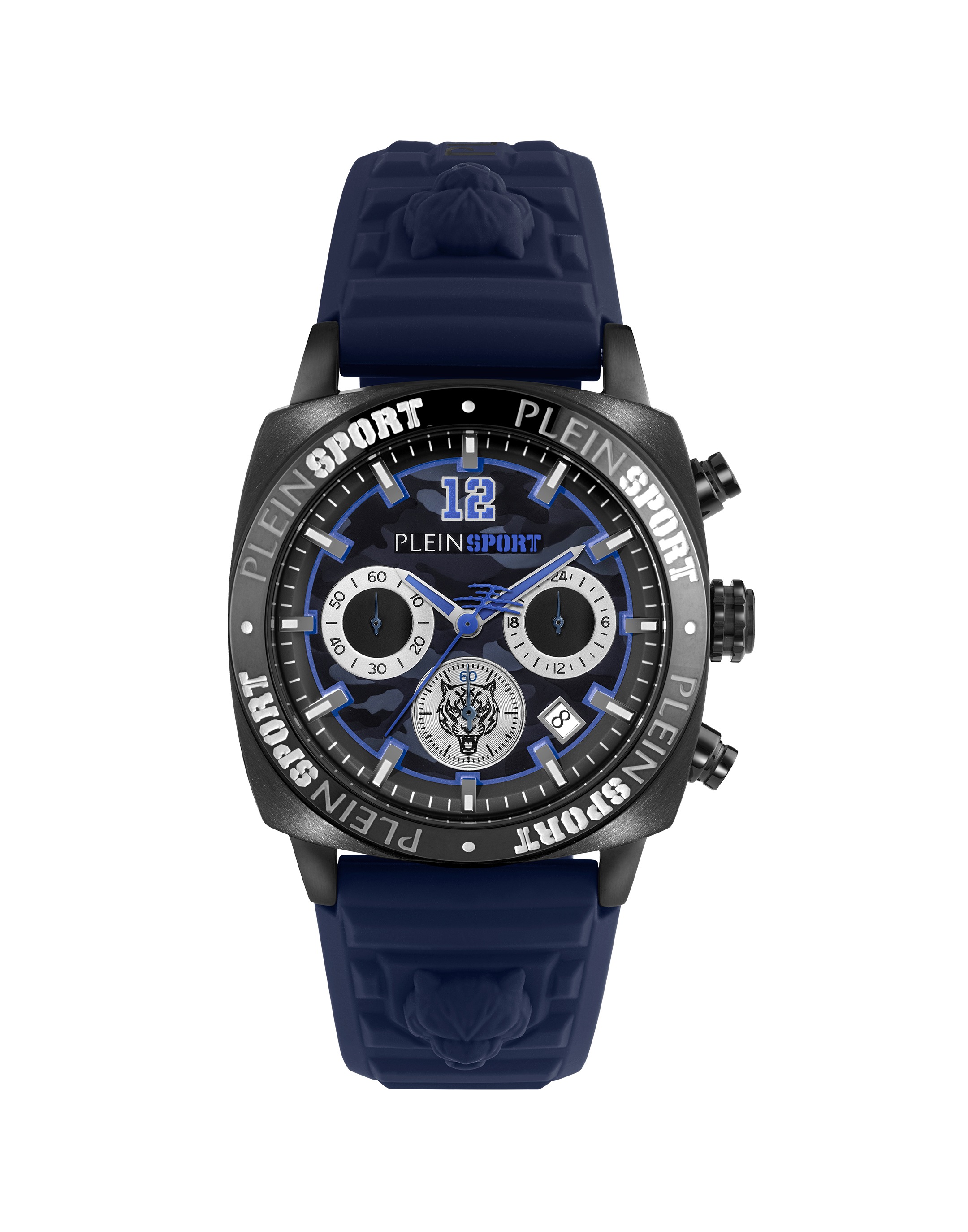 PLEIN SPORT Herren Luxusuhr "Wildcat Chrono", blau, Armbanduhren