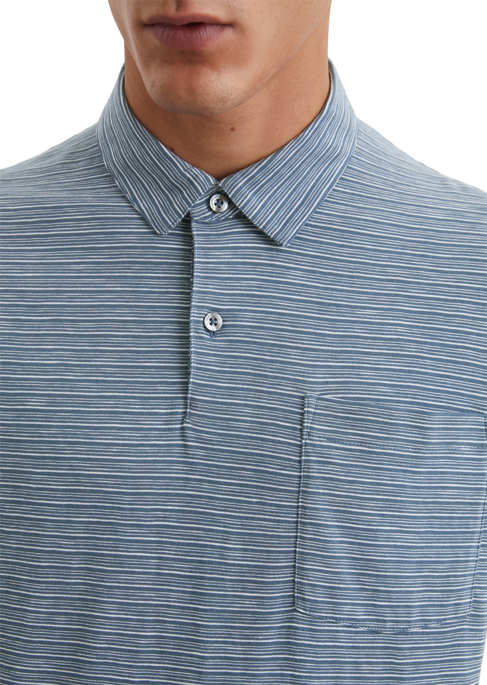 Marc O'Polo Poloshirt »aus weichem Slub-Jersey«