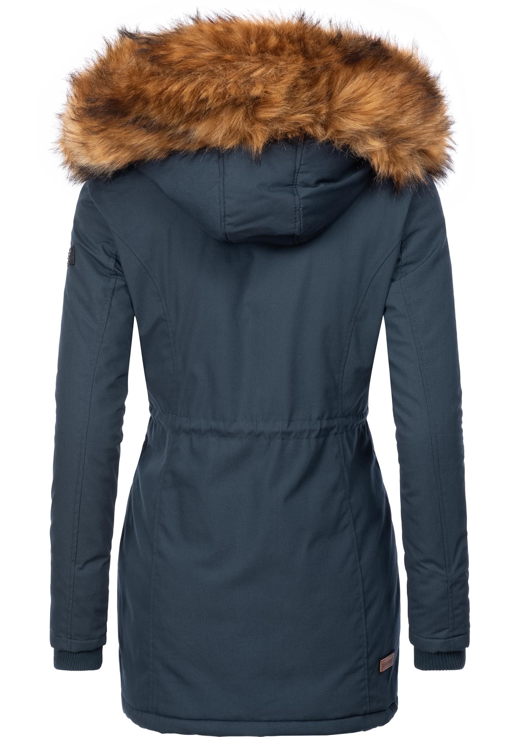 Thumbnail - Navahoo Wintermantel "Schneeengel-Prc", hochwertiger Parka mit edlem Fellimitat