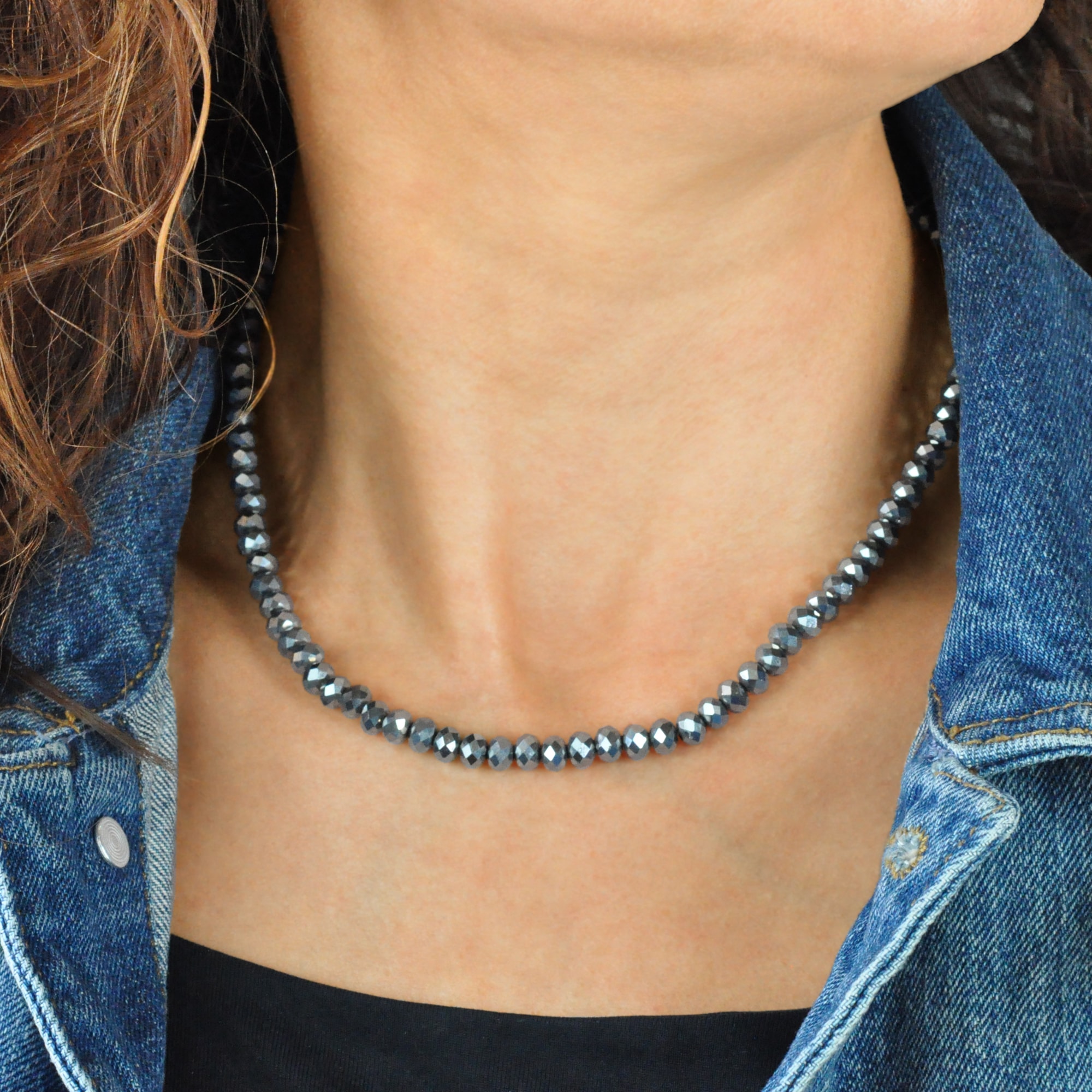 Steuer Kette mit Anhänger »Set Collier mit Glasperlen zweireihige Venezianer mit Stern«