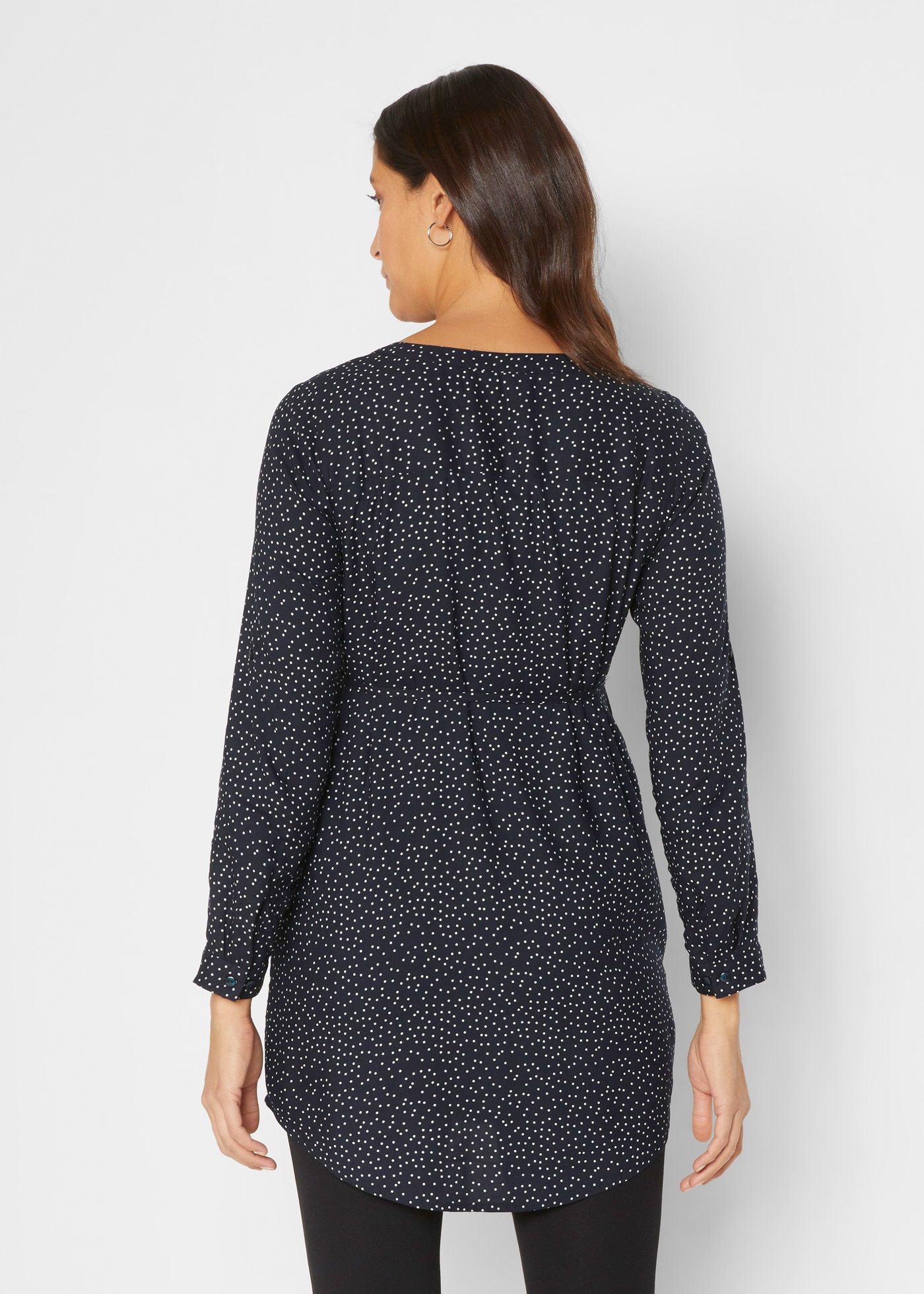 bonprix Umstandskleid aus Viskose, Loose Fit, mit Knopfleiste, mit abnehmba günstig online kaufen