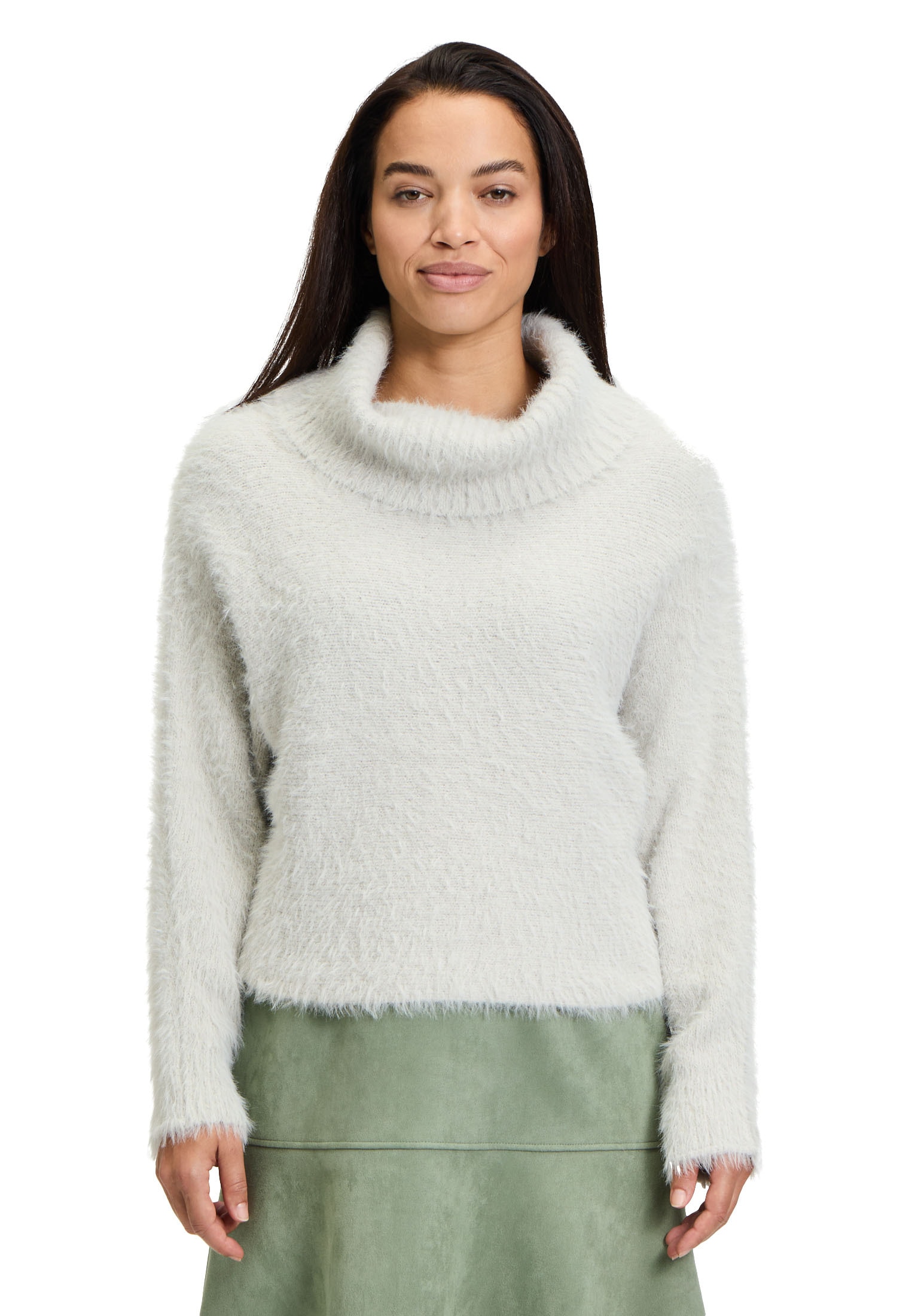 Cartoon Strickpullover "Cartoon Damen Strickpullover mit Turtle Neck", (1 t günstig online kaufen