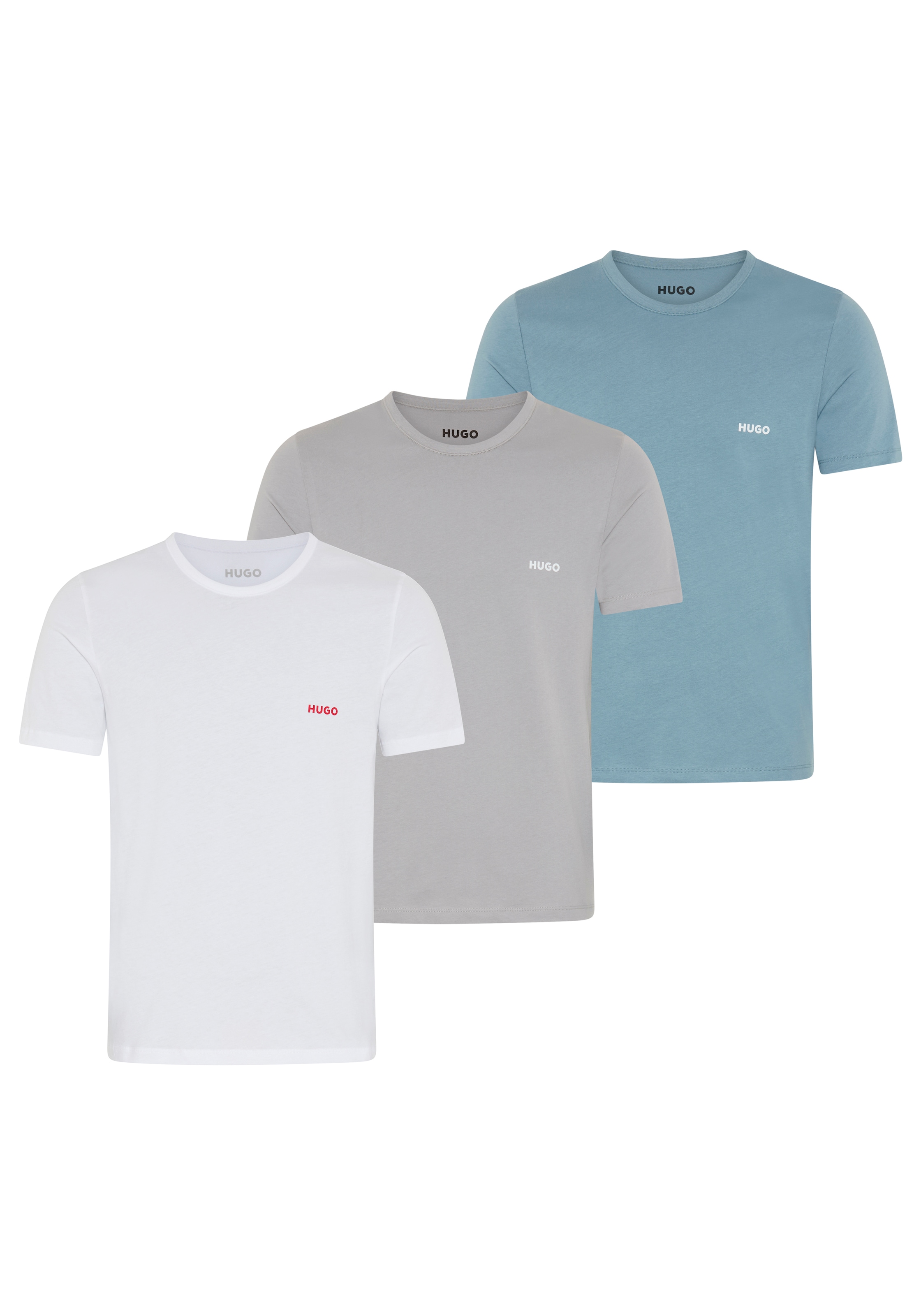 HUGO Underwear "RN TRIPL" Packung, 3 tlg. mit Rundhalsausschnitt günstig online kaufen