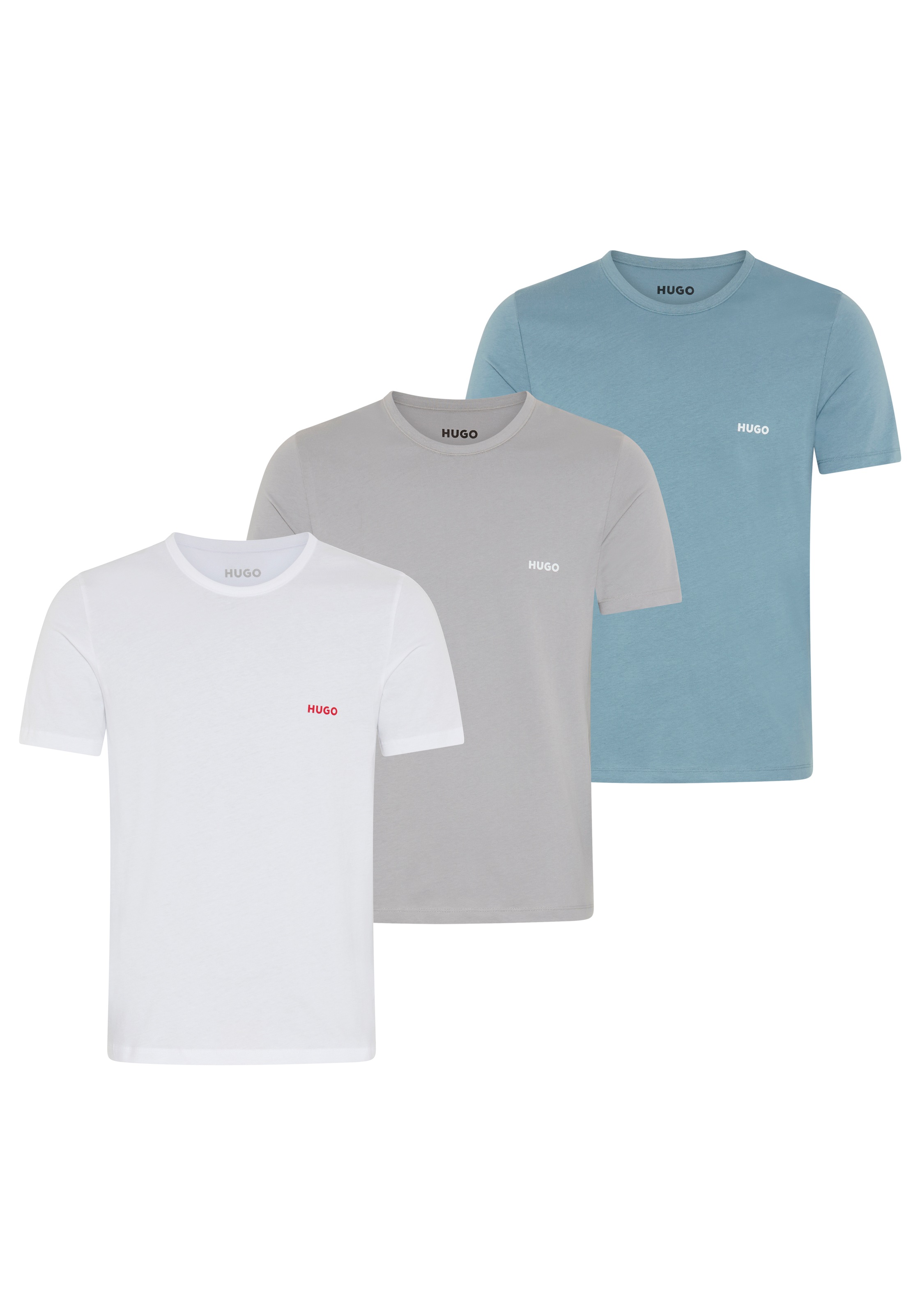 HUGO Underwear T-Shirt "RN TRIPL" Packung, 3 tlg. mit Rundhalsausschnitt günstig online kaufen