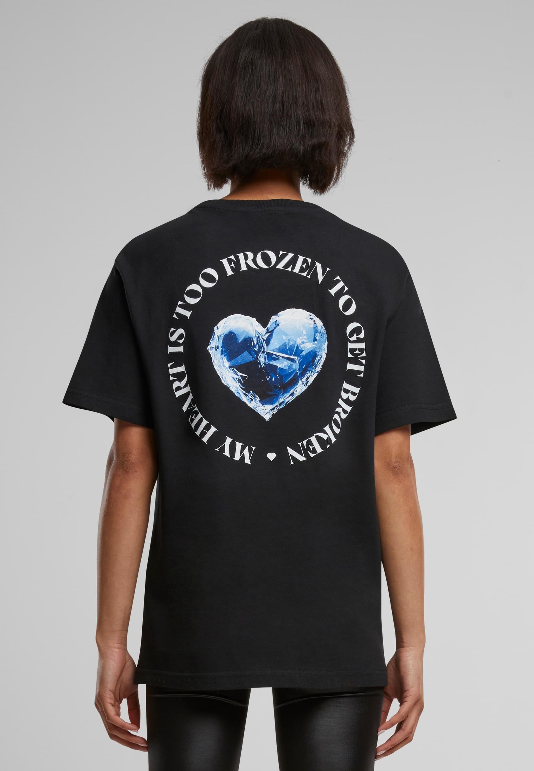Miss Tee T-Shirt »Miss Tee Damen Too Frozen Tee«, (1 tlg.)