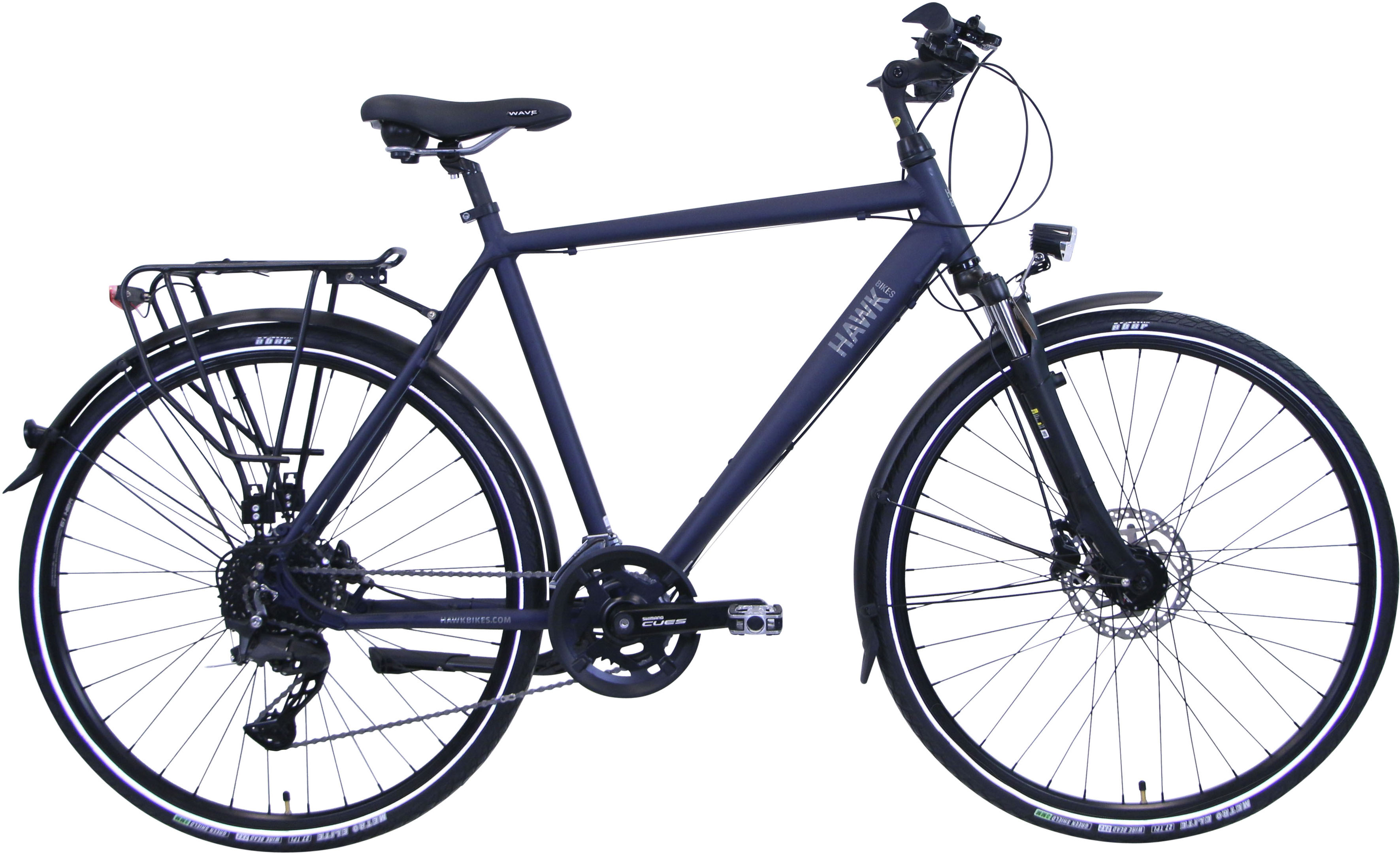 Trekkingrad »HAWK Trekking Gent Deluxe Ocean Blue«, 20 Gang, Shimano, Shimano CUES...