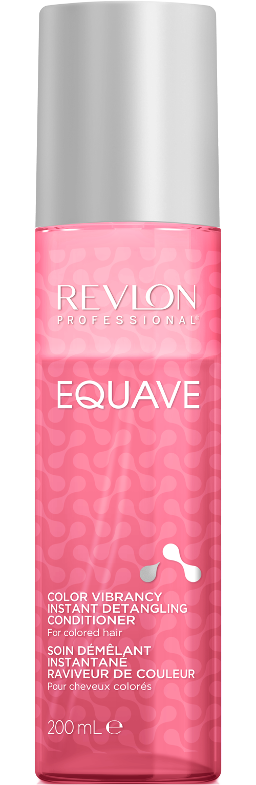 Leave-in Pflege "EQUAVE COLOR VIBRANCY DETANGLING CONDITIONER", 200ml, rosa, REVLON PROFESSIONAL, Haarpflegemittel, Coloriertes Haar 200ml