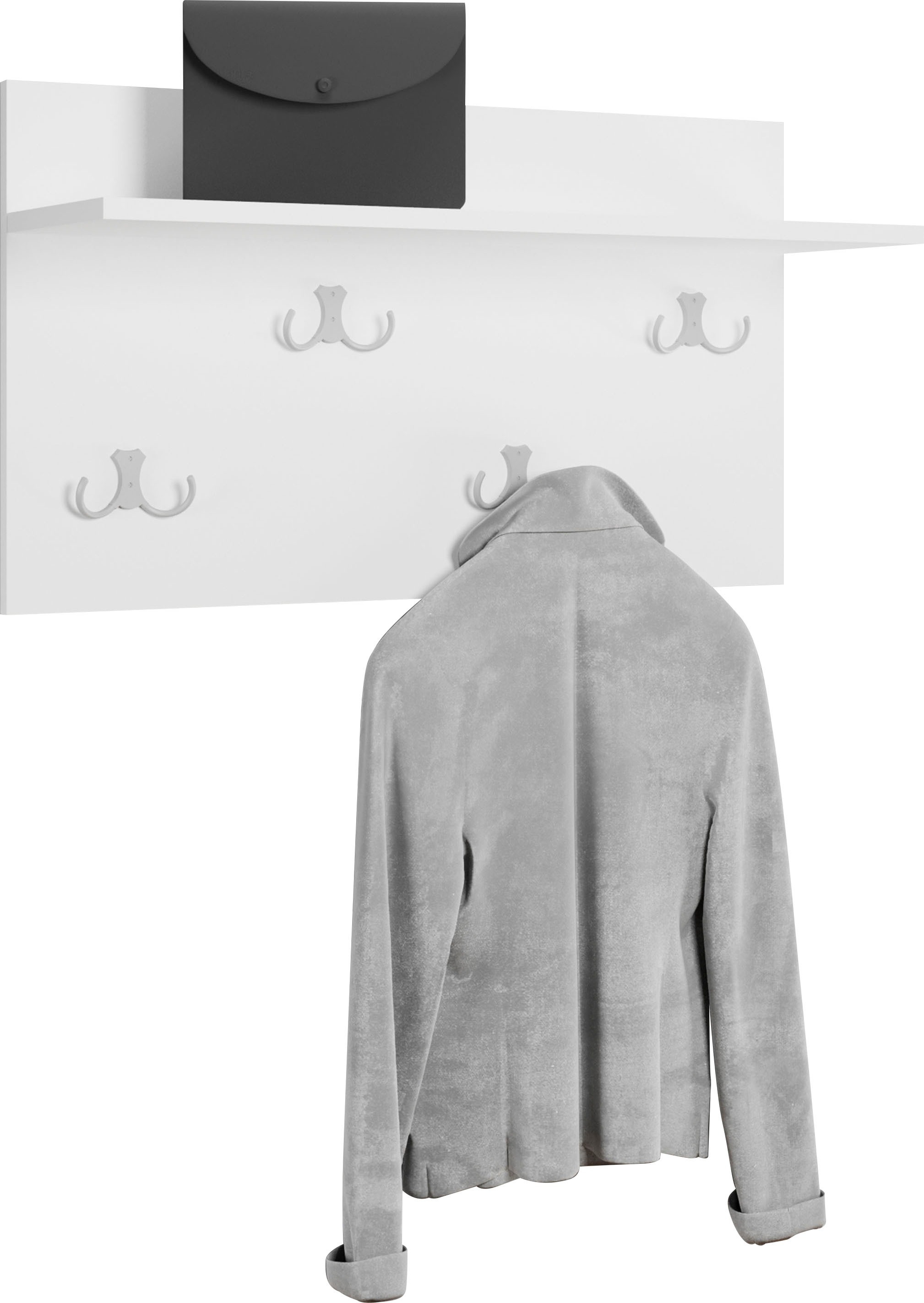 INOSIGN Garderobenpaneel "Paris" 1 Stk. tlg. Praktische Wandgarderobe mit D günstig online kaufen