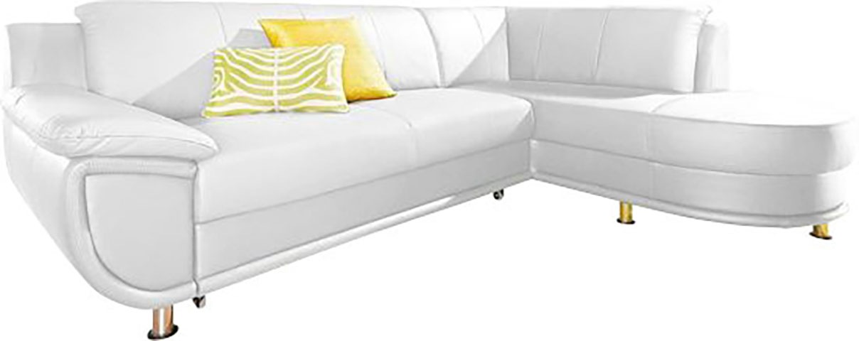 TRENDMANUFAKTUR Ecksofa "Rondo, zeitlos und elegant, bequem, L-Form", wahlw günstig online kaufen