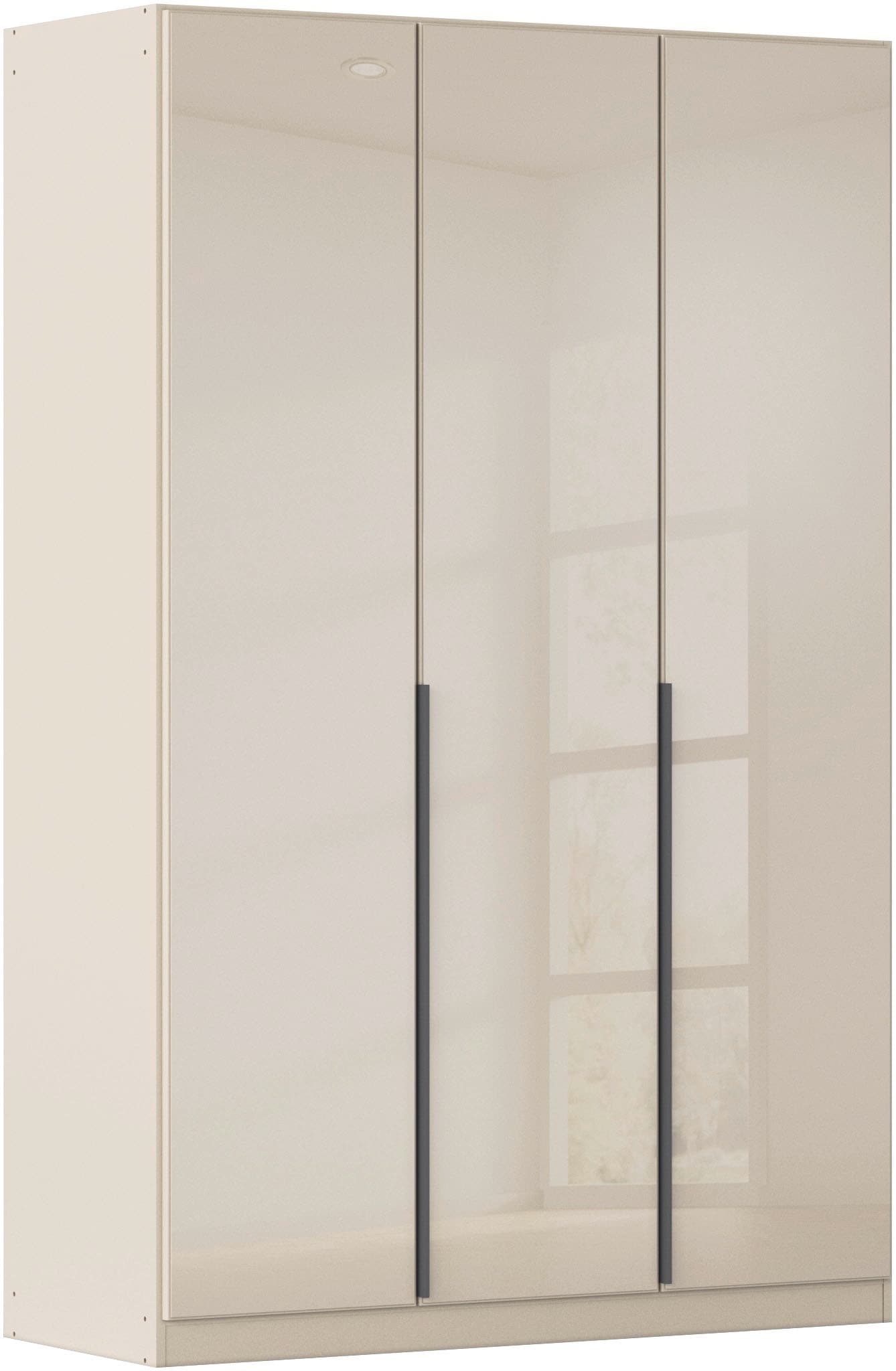 OTTO home Drehtürenschrank "Kleiderschrank Kleiderschränke Schrank Garderobe AGORDO mit Glasfront" in zwei Griff-Farben, Breiten 91-405 cm, durchdachte Innenausstattung, in 8 Breiten und 2 Höhen MADE IN GERMANY