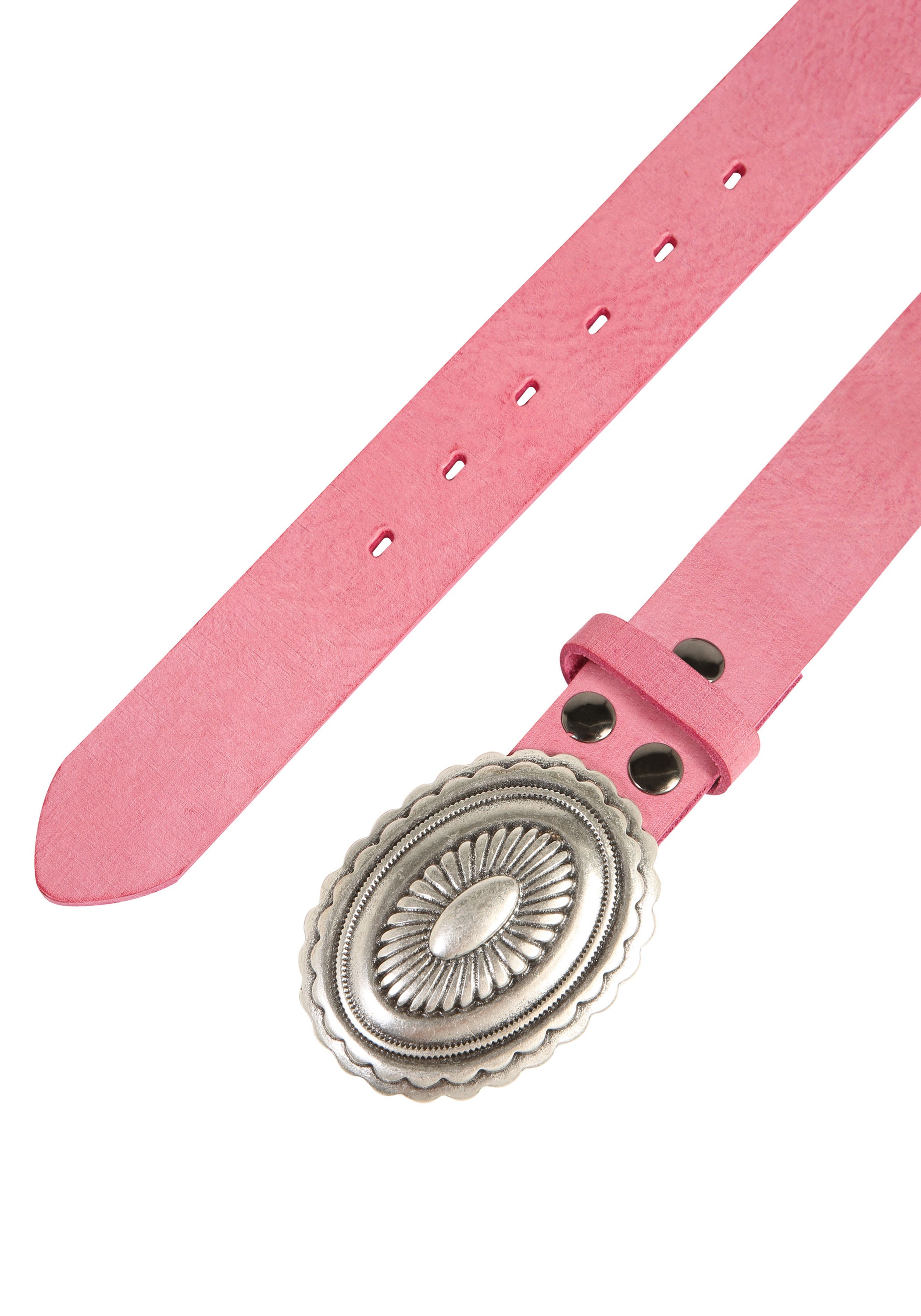 Rettungsring Gürtel Ledergürtel »4260643974540, Echtleder,, Leder, »Gump, Pink«,, mit,«