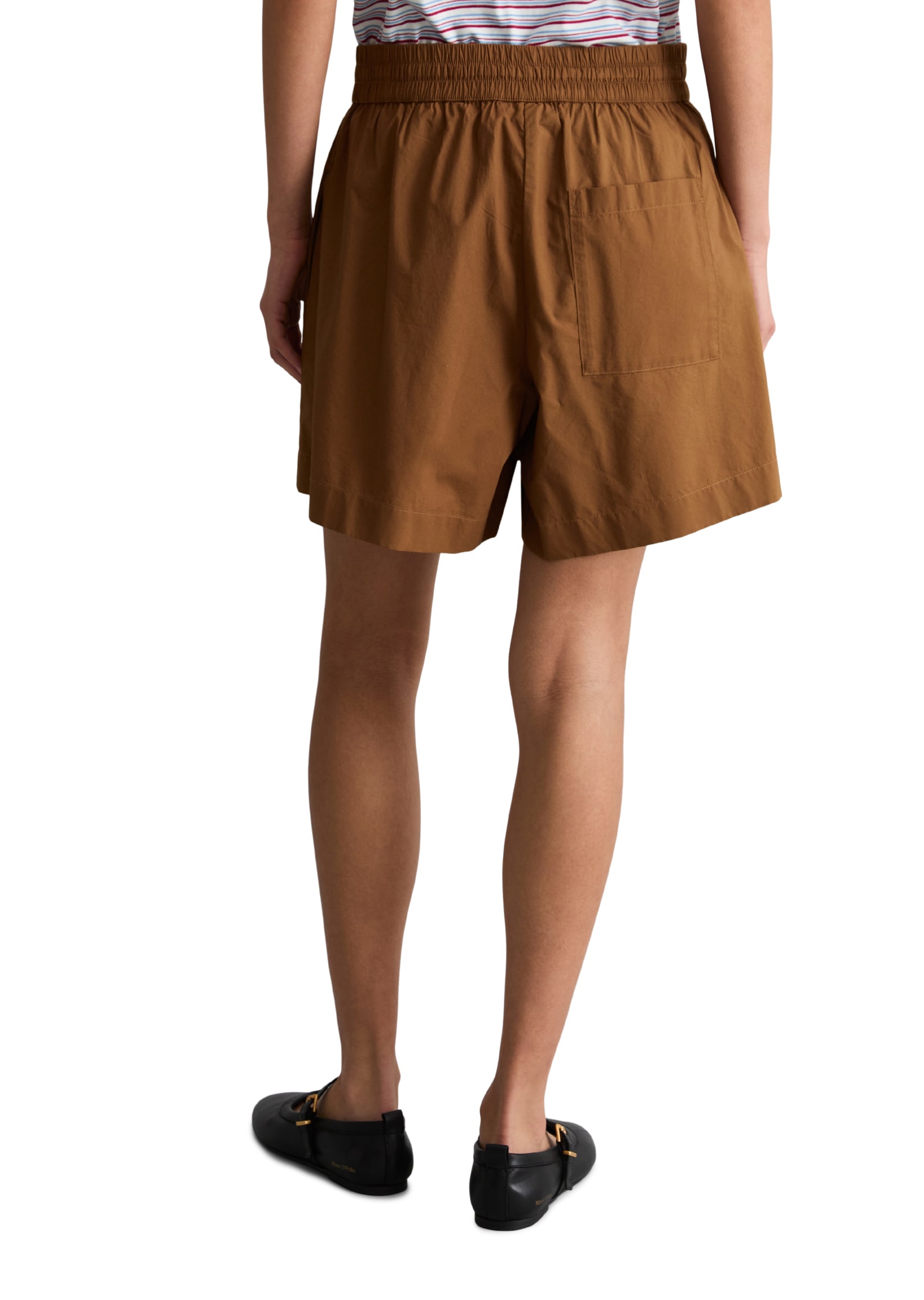 Marc O'Polo DENIM Shorts  relaxed aus Papertouch-Popeline
