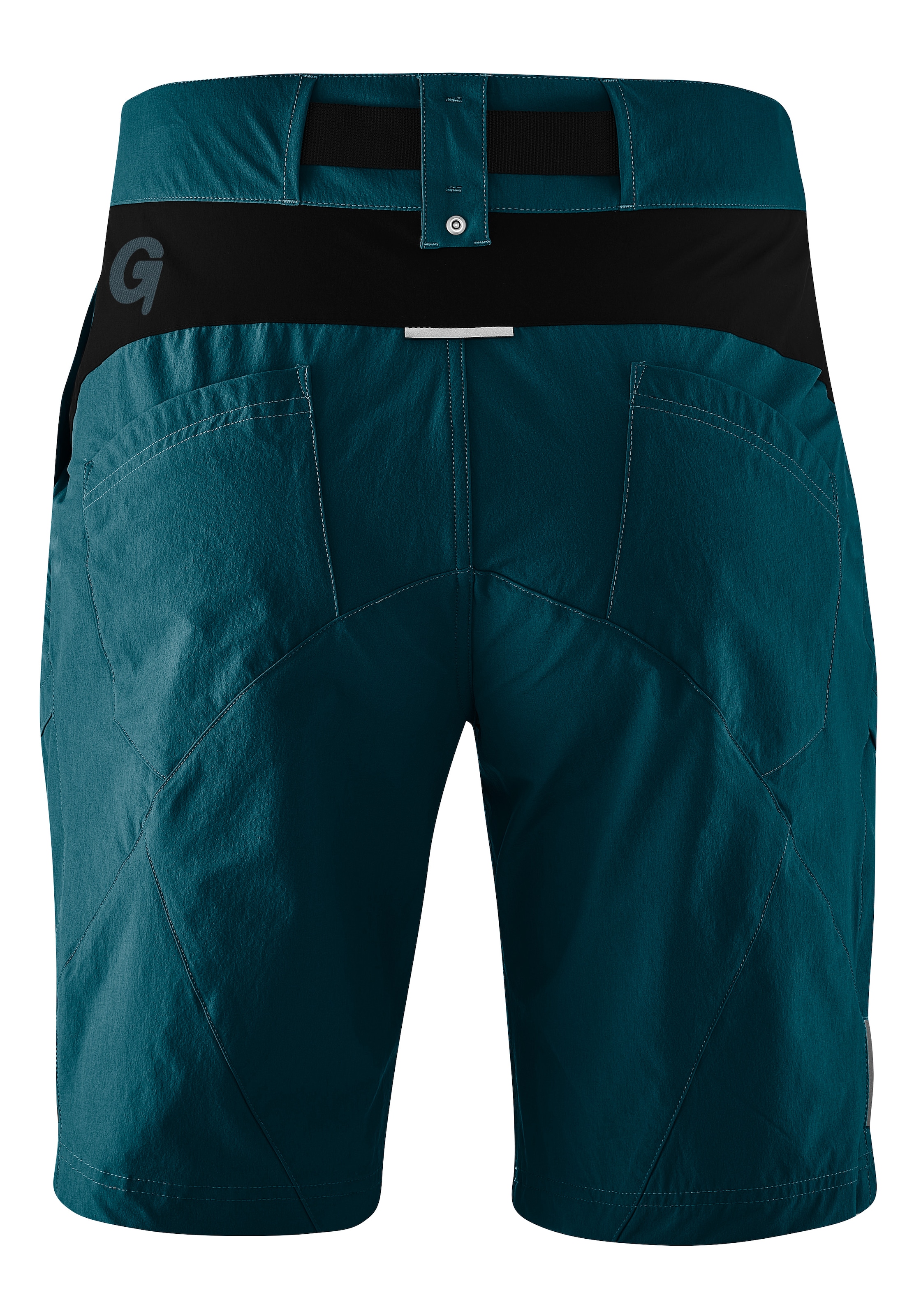 Gonso Fahrradhose »Arico Basic«, kurze Herren Radhose mit Sitzpolster, wasserabweisend, inkl. Gürtel