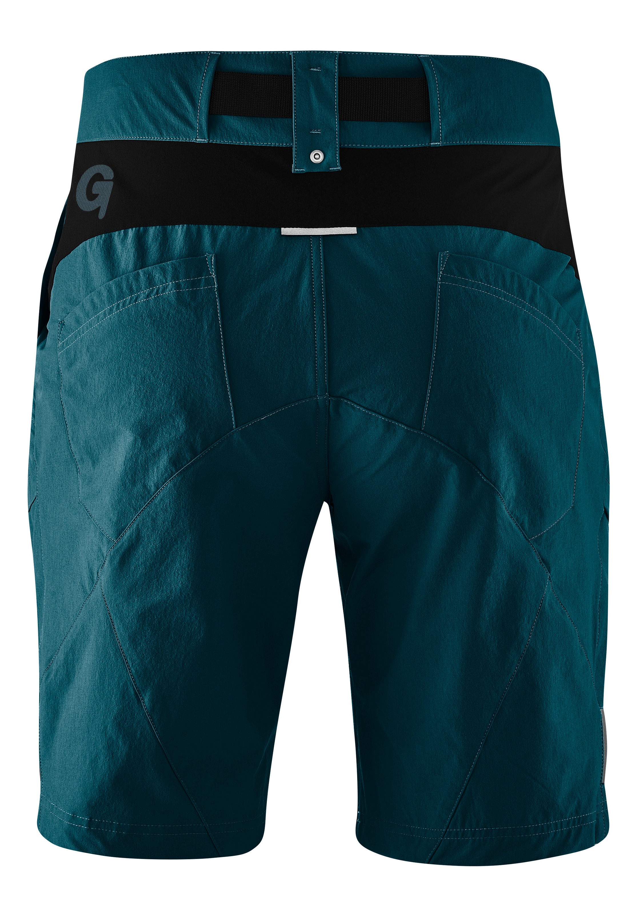 Thumbnail - Gonso Fahrradhose "Arico Basic", kurze Herren Radhose mit Sitzpolster, wasserabweisend, inkl. Gürtel