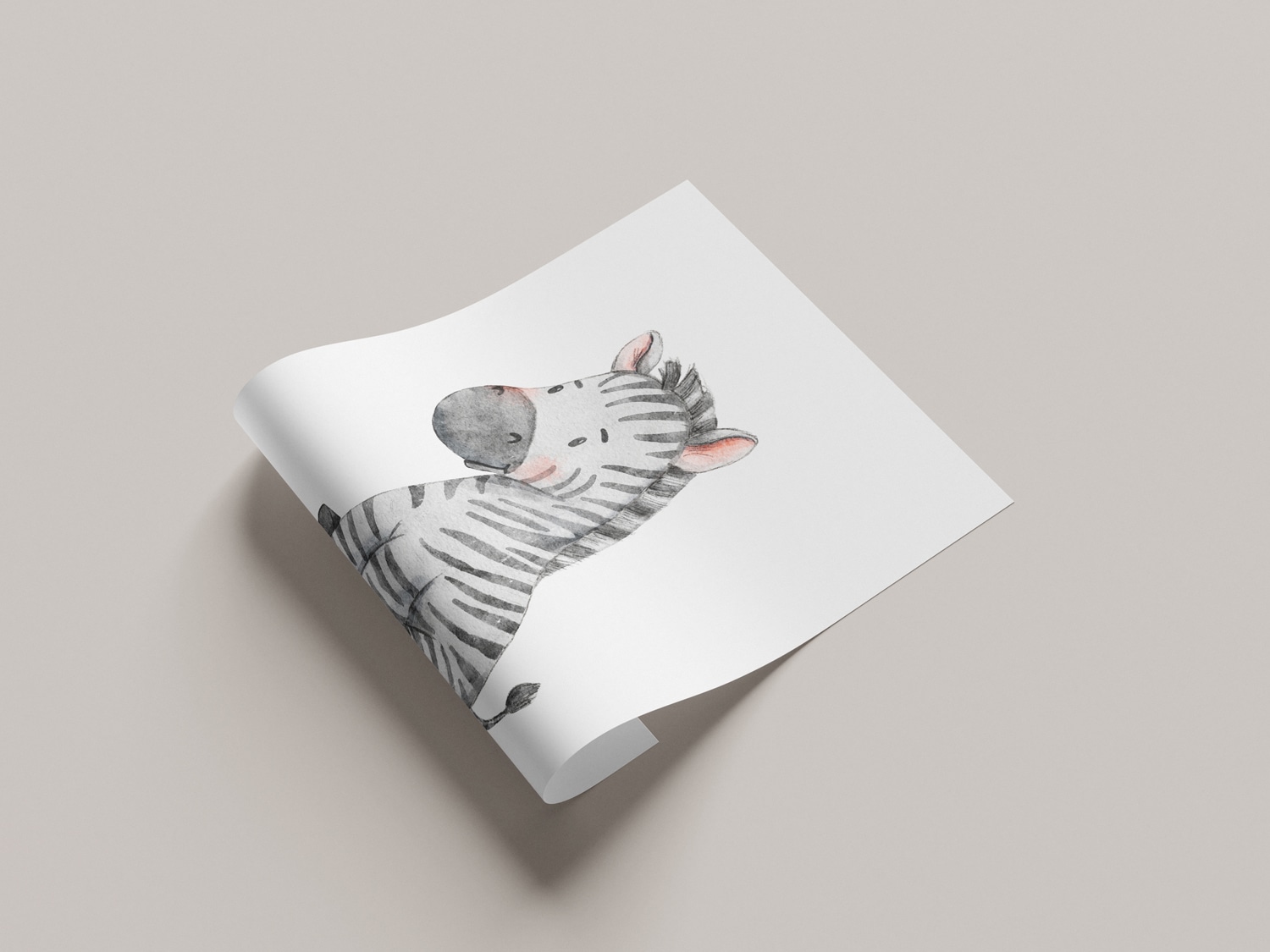 Lüttenhütt Bild mit Rahmen »oder Poster, Zebra«, Fantasy-Tiere-Zebra Bilder, (1 St.), HD Premium Druck