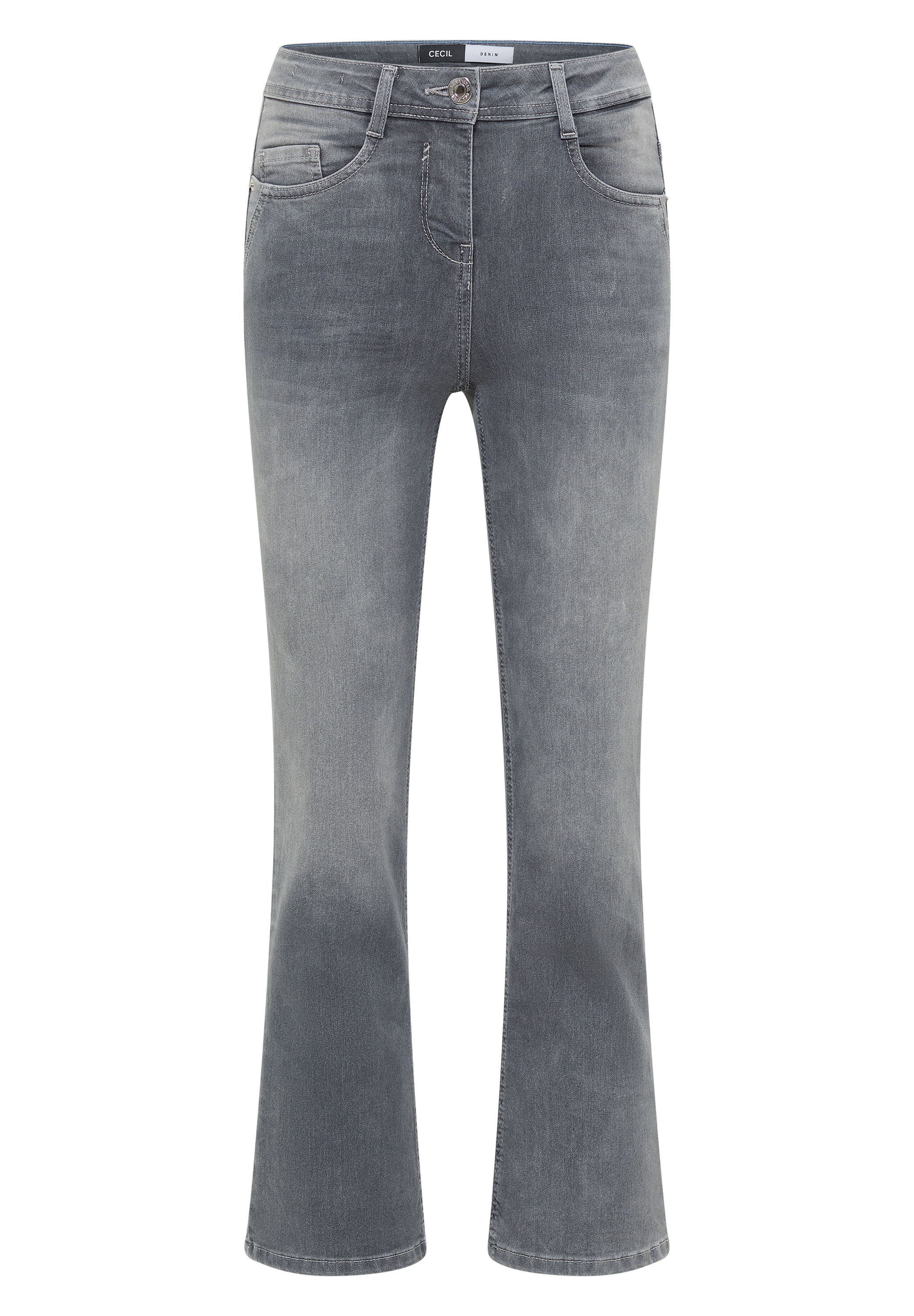 Cecil Bootcut-Jeans, aus Baumwolle mit Stretchanteil