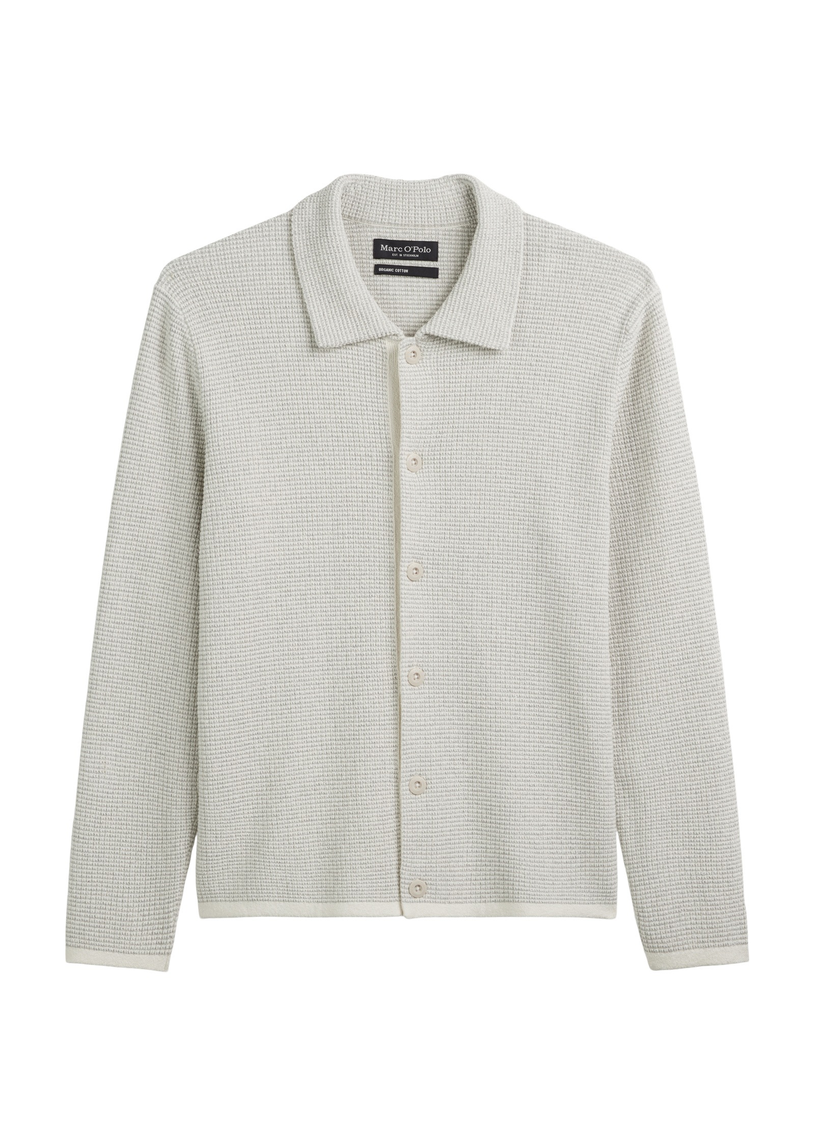 Marc O'Polo Cardigan »aus strukturiertem Bio-Baumwoll-Mix«